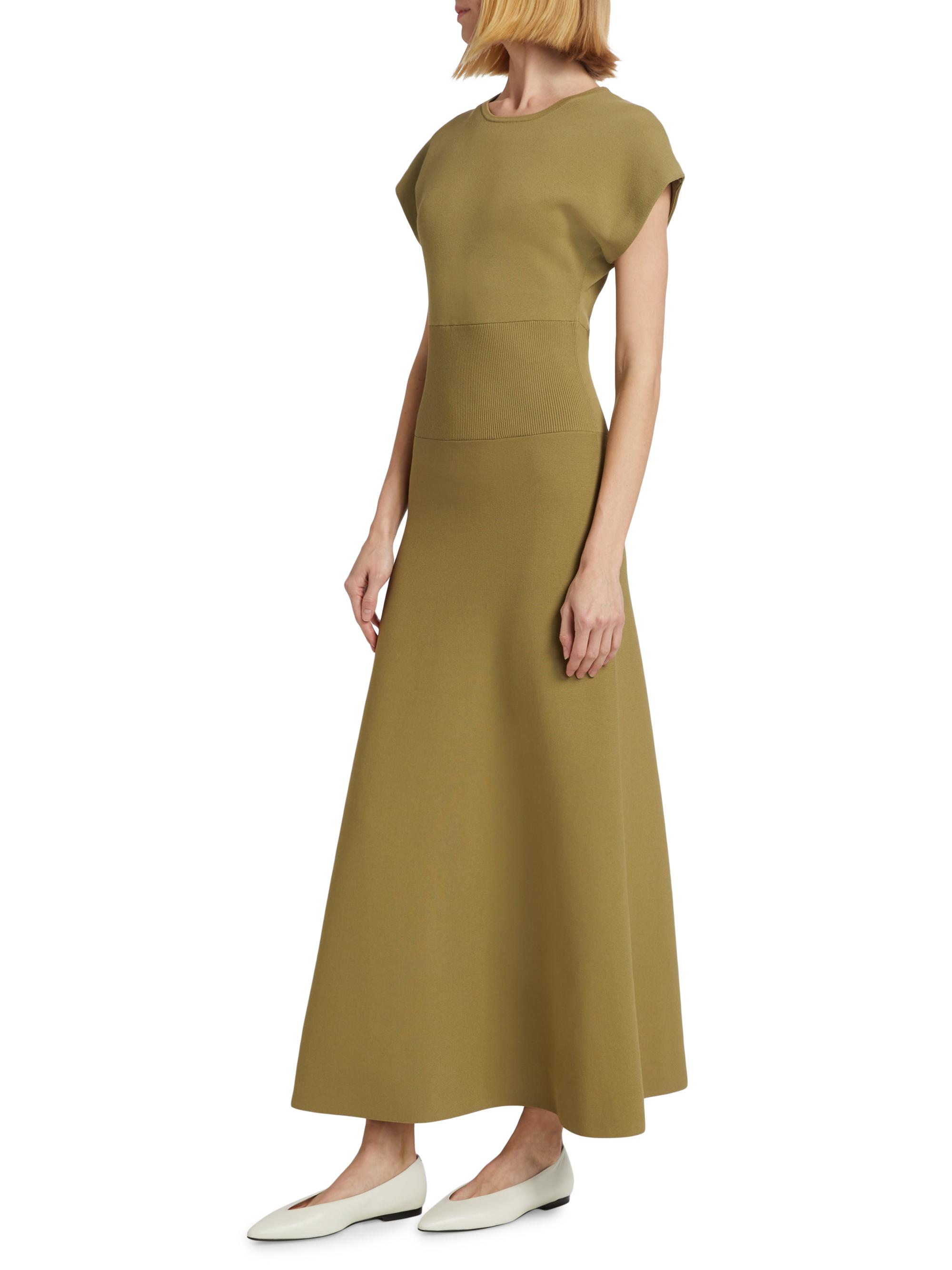 Co Compact Knit Fit & Flare Dress | Saks Fifth Avenue