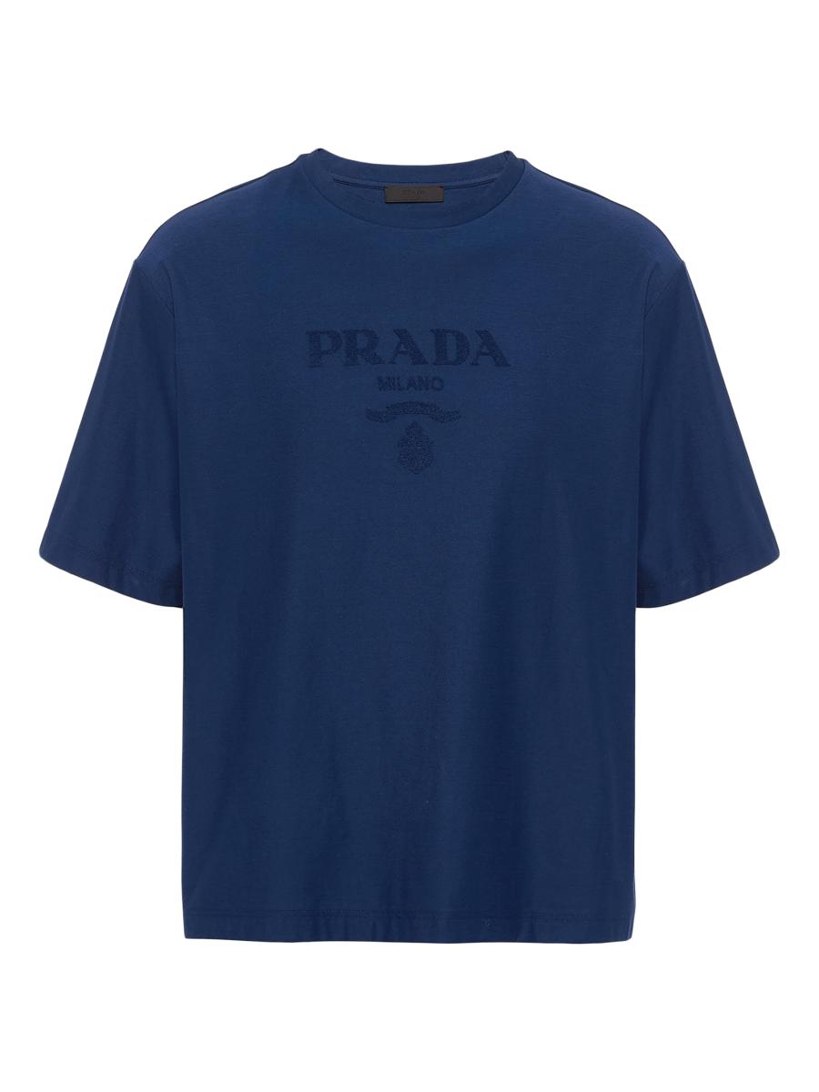 Tシャツ・カットソー PRADA SS25 Sand silk polo shirt (UMB925SOOO16AI F0018) Sand silk polo shirt – G&B