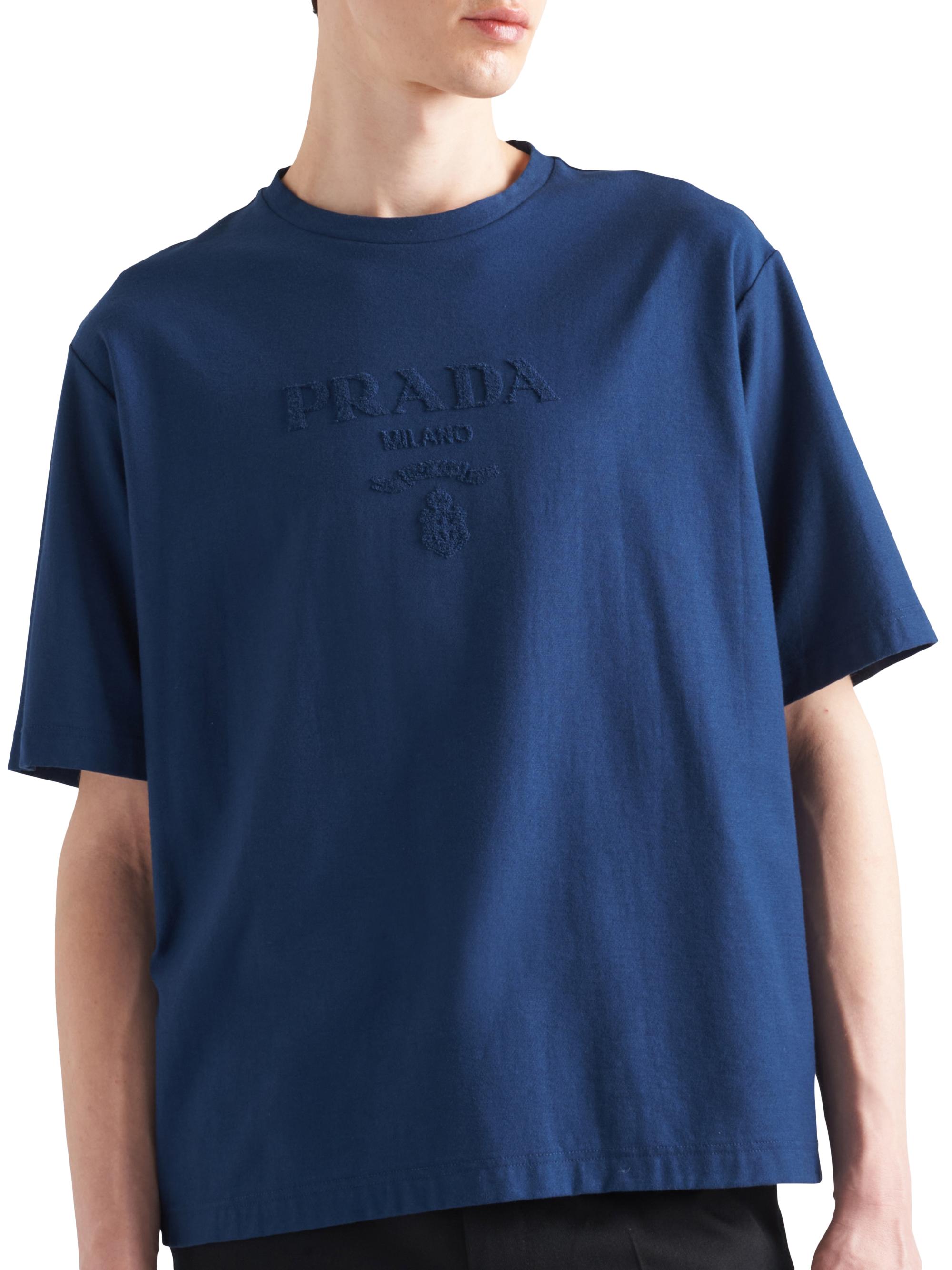 Prada Technical Cotton T-Shirt | Saks Fifth Avenue