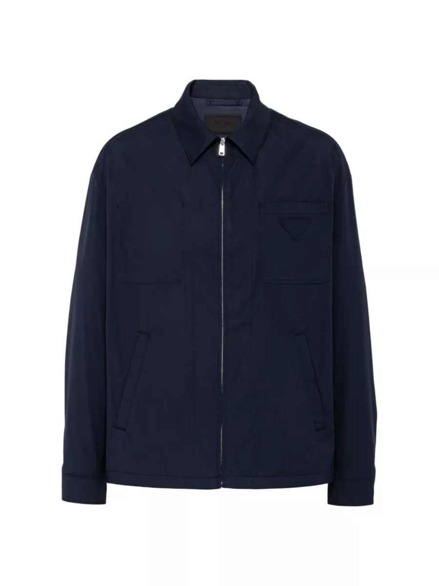 archive 1990's PRADA technical fabric layered tailored