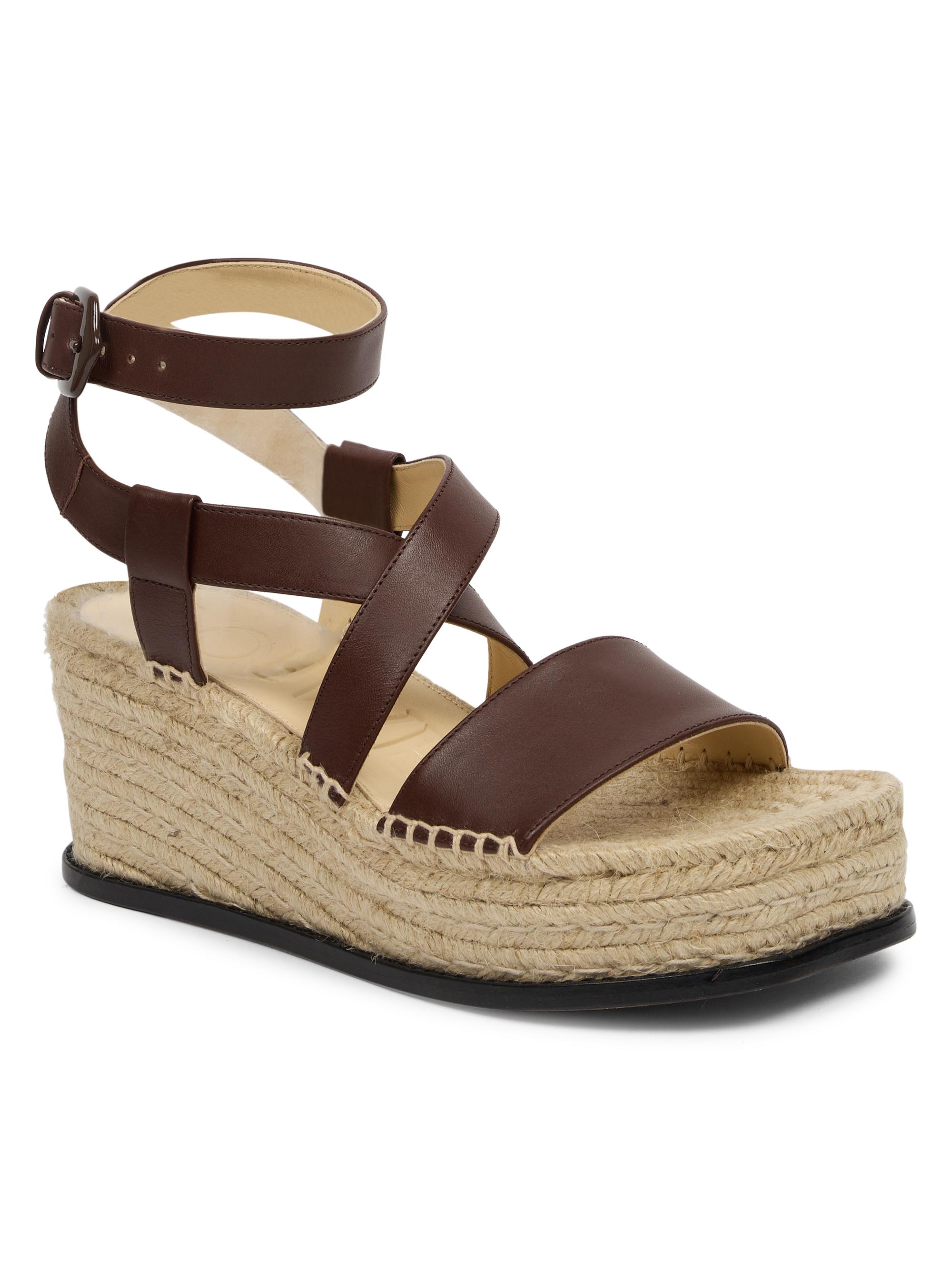 Leather Petal Espadrilles
