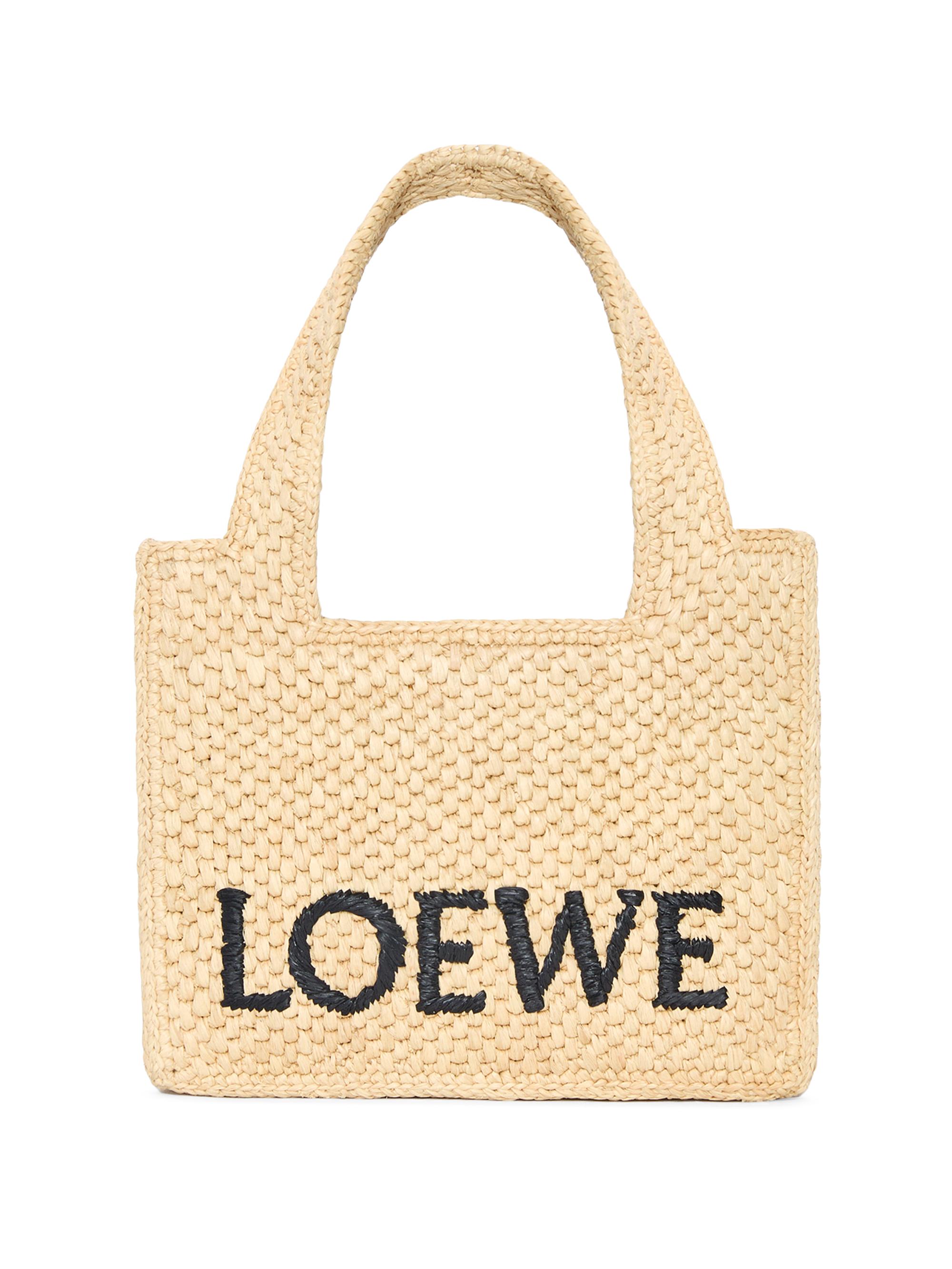 LOEWE Women's  x Paula's Ibiza Mini Raffia Tote Bag - Natural