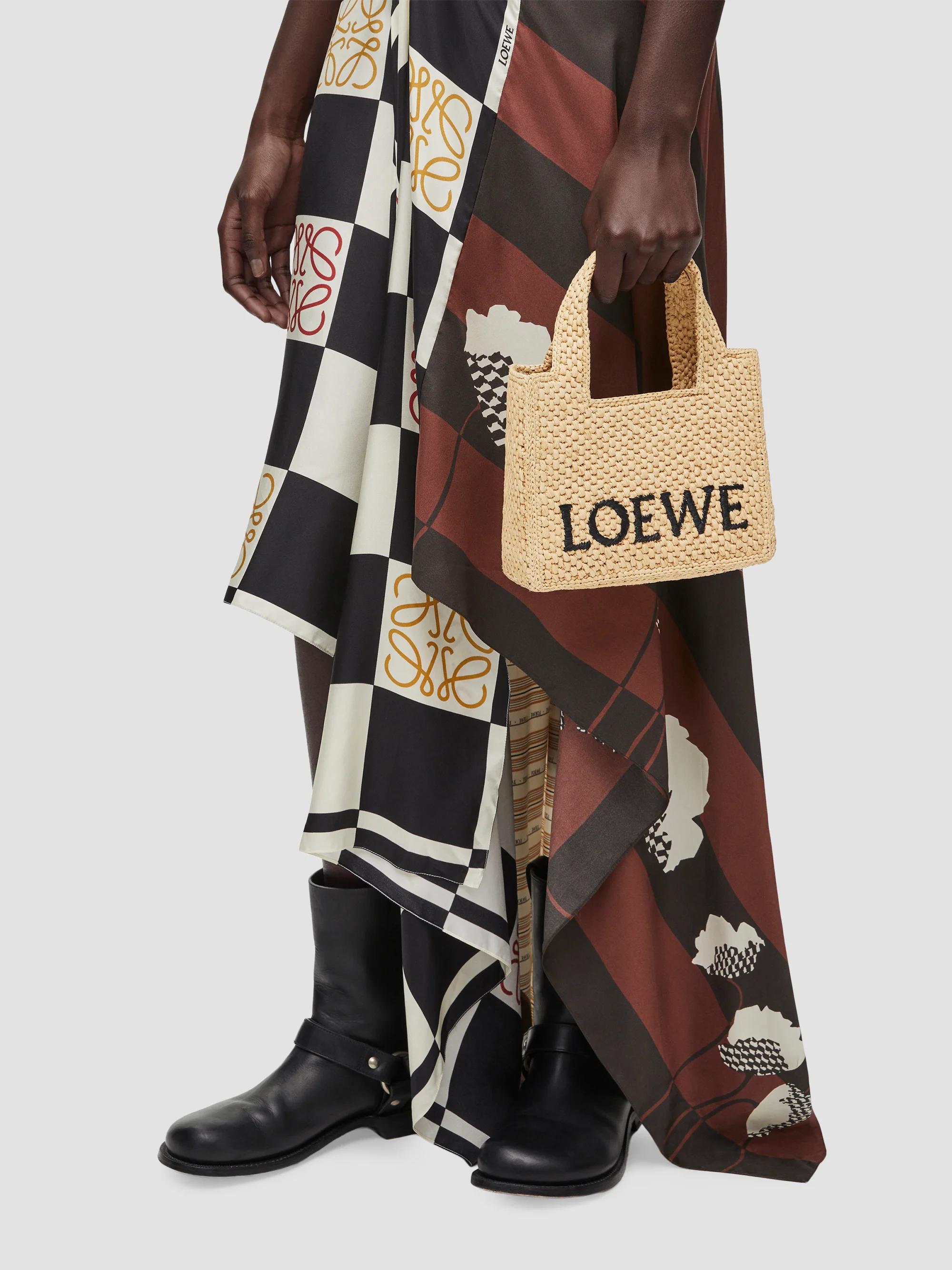 LOEWE LOEWE x Paula's Ibiza Mini Raffia Tote Bag | Saks Fifth Avenue
