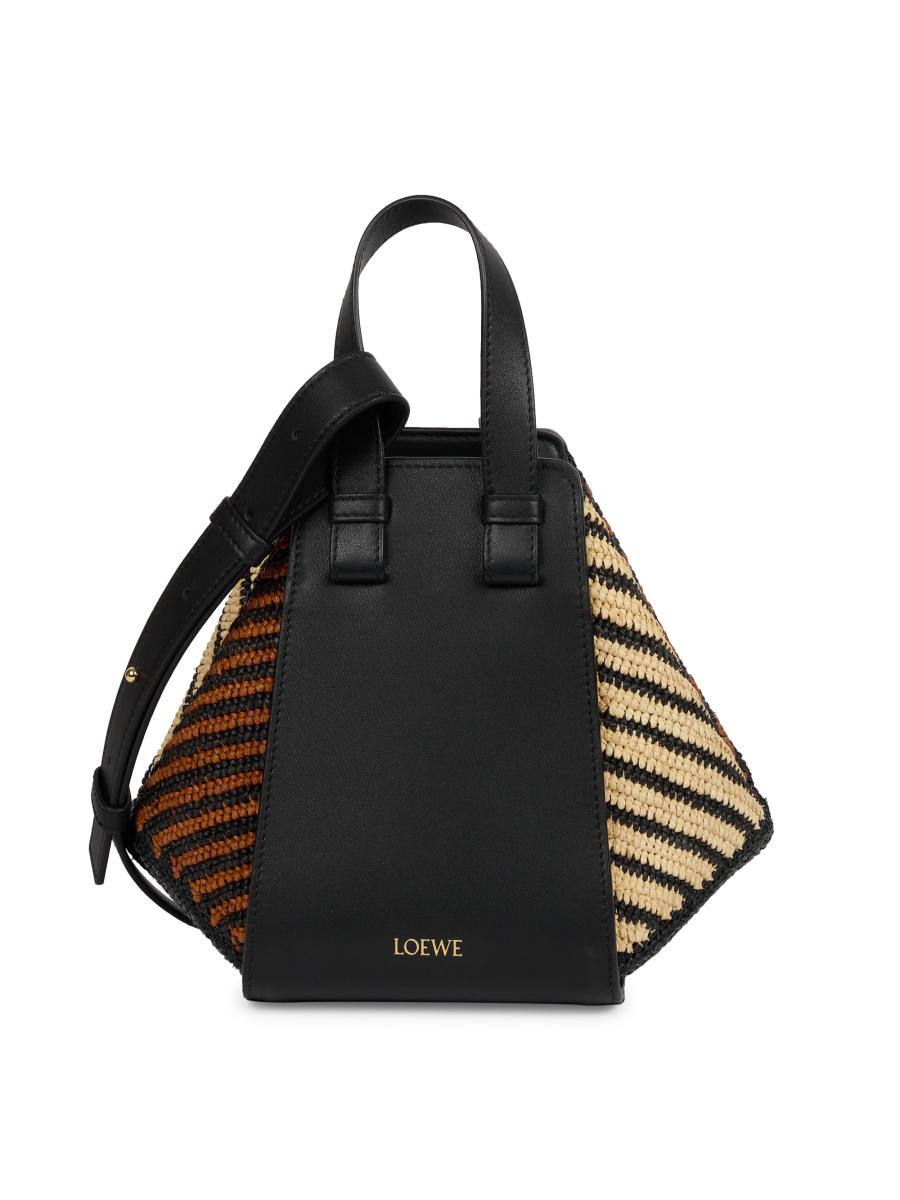 ハンドバッグ LOEWE HAND BAG (AANBBBWX01 BLACK) Mini Puzzle Edge bag in classic calfskin Black - LOEWE