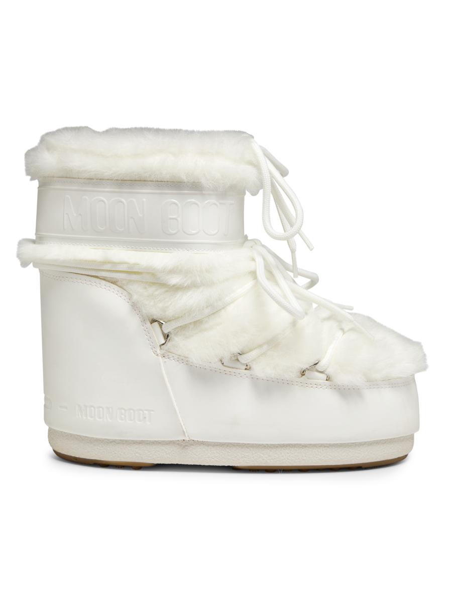 ショートブーツ・ブーティ MOON BOOT 'Icon Low' ankle boots Beige ICON LOW CREAM NYLON BOOTS | Moon Boot®