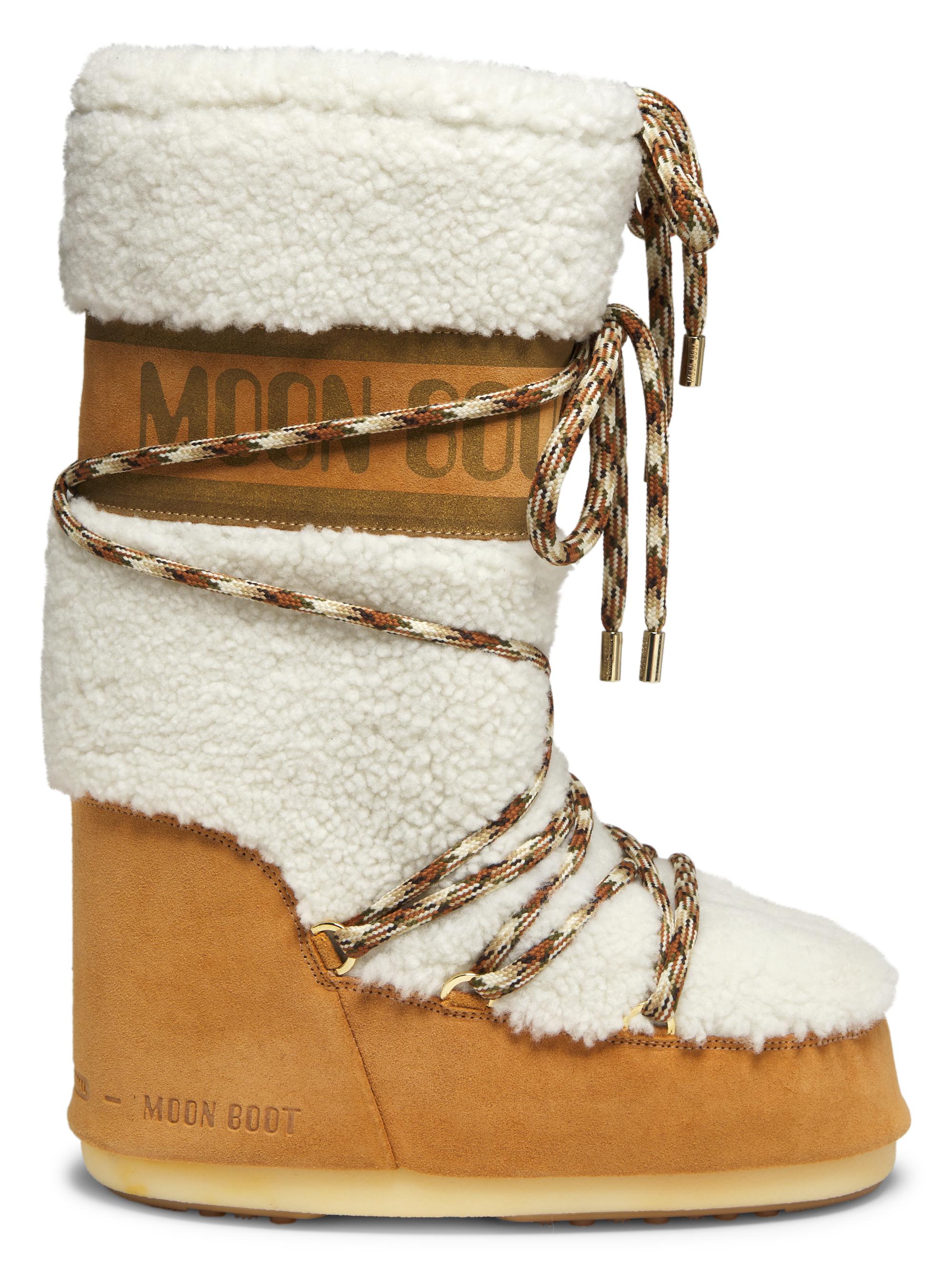 Moon Boot Women's Icon Shearling s - Whisky Off White