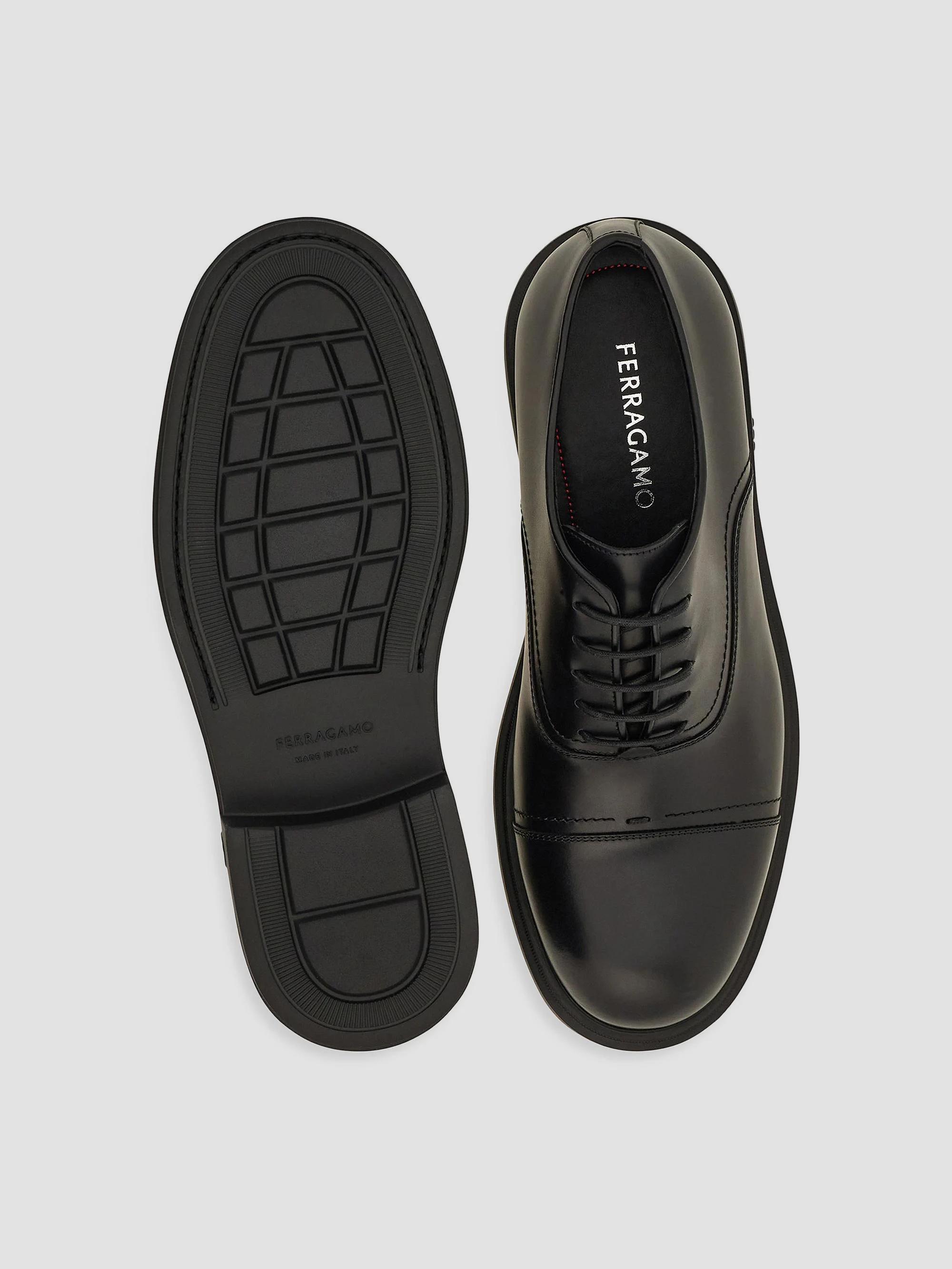 FERRAGAMO Camden Leather Lace-Up Shoes | Saks Fifth Avenue display picture 1