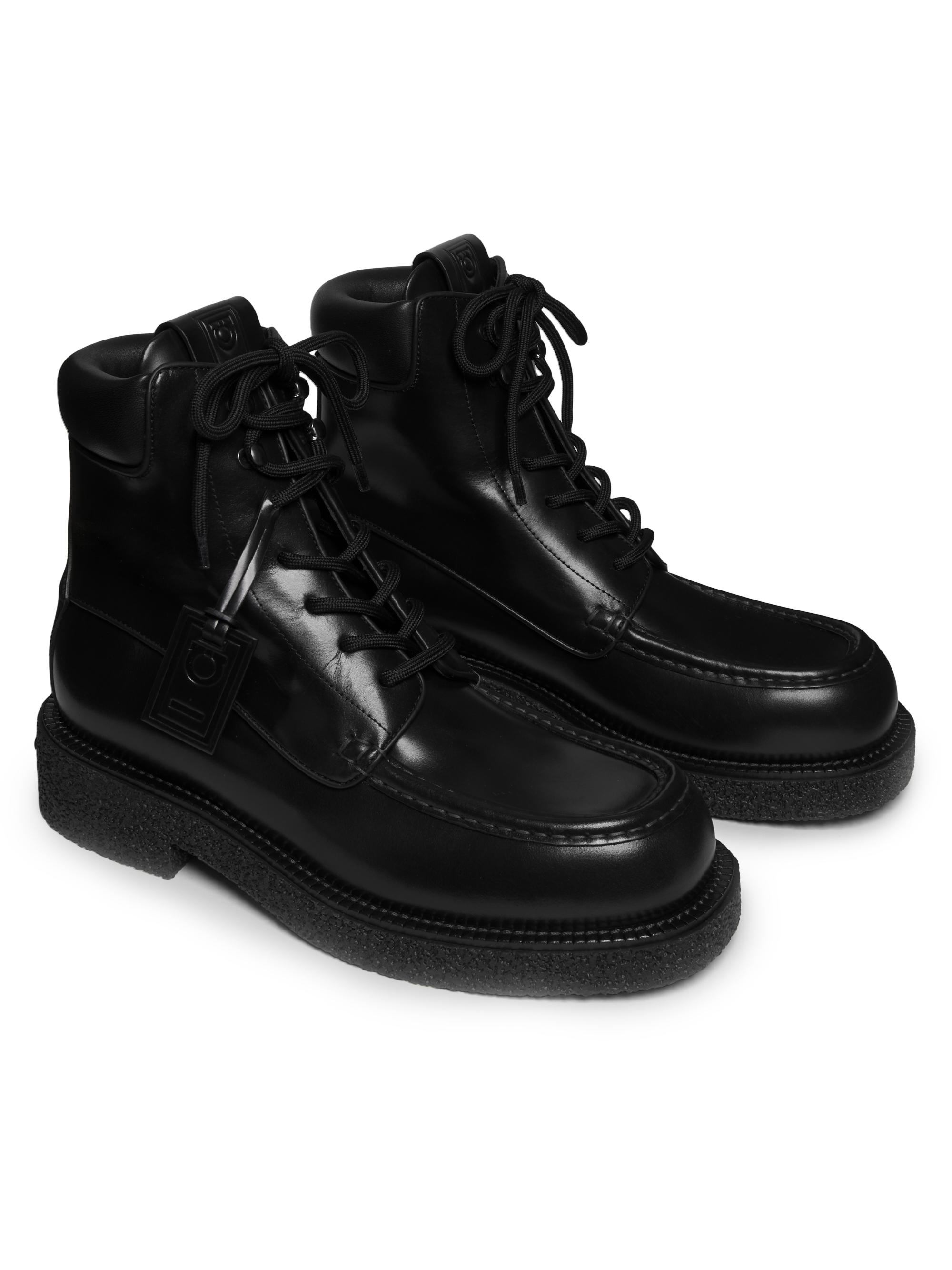 FERRAGAMO Colorado Leather Lace-Up Boots | Saks Fifth Avenue