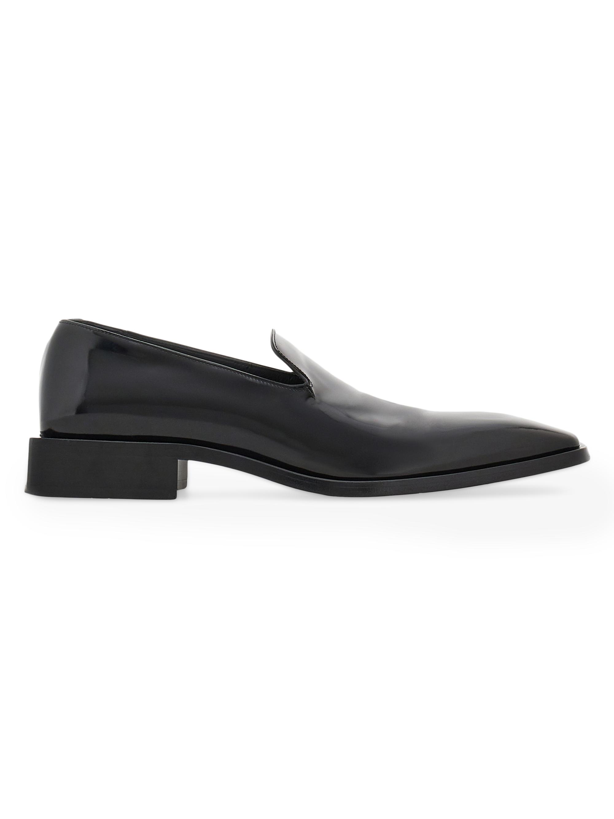 FERRAGAMO Men's Chagall Leather Loafers - Nero