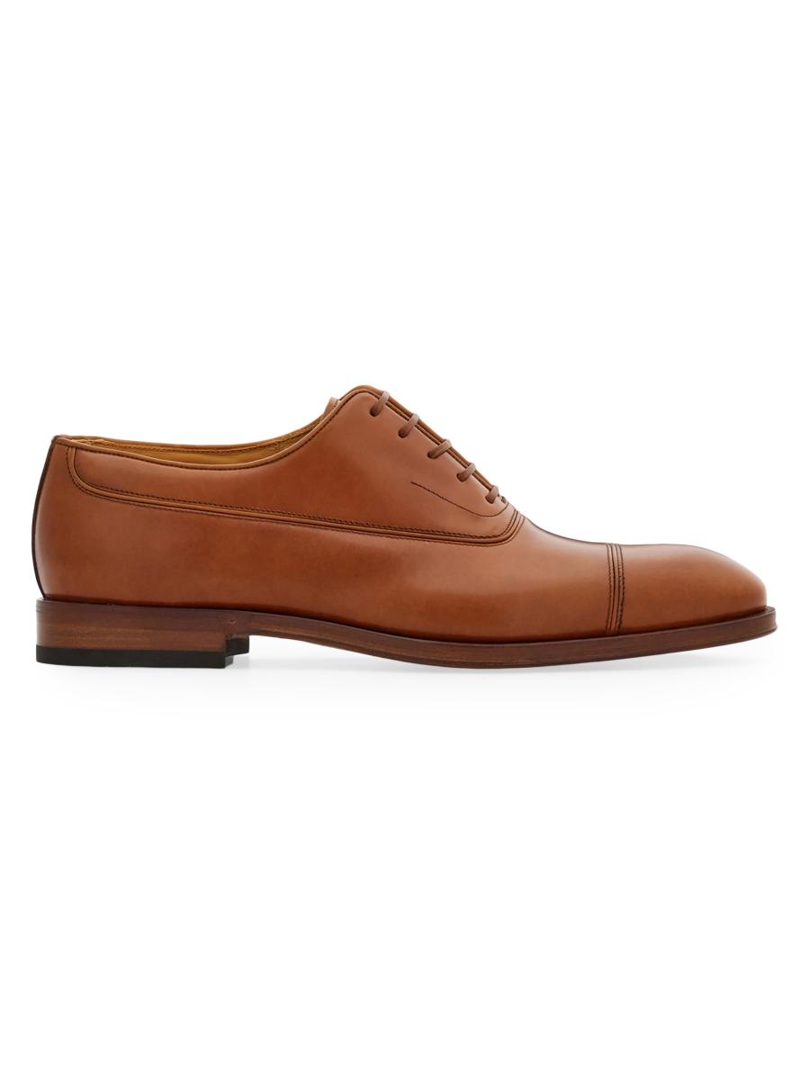 FERRAGAMO Fermin Leather Lace-Up Shoes | Saks Fifth Avenue