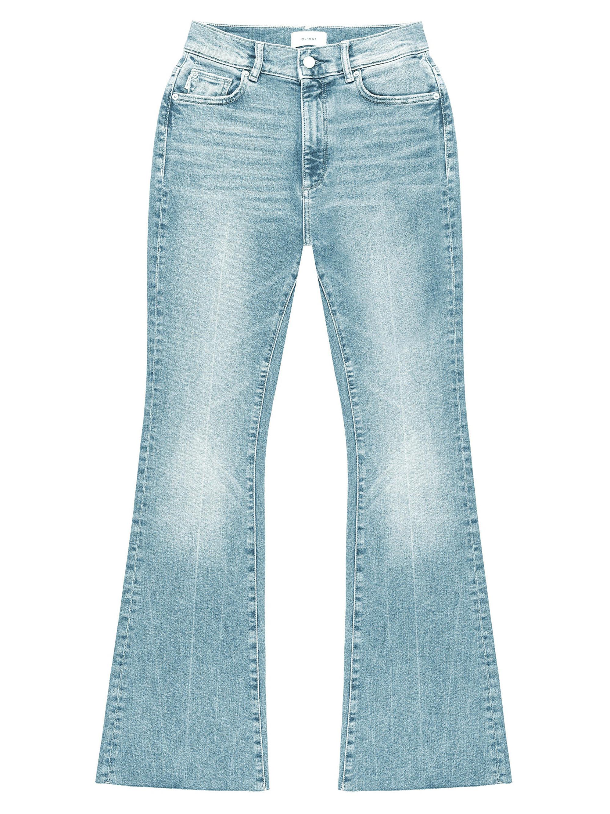 DL1961 Women's Bridget Boot High Rise Instasculpt Crop Jeans - Aged Mid