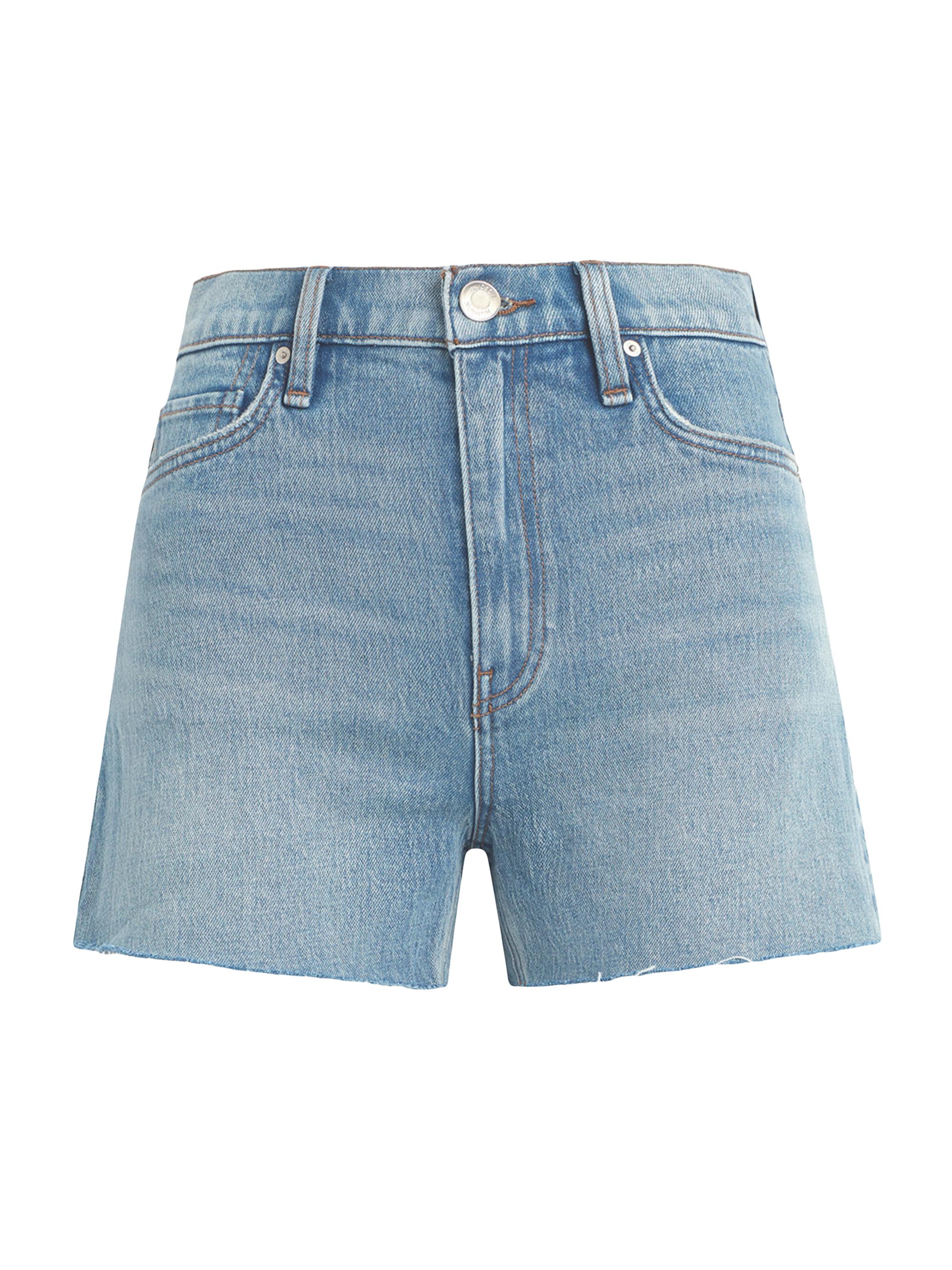 Hudson Jeans Women's Harlow High-Rise Denim Shorts - Ocean Air
