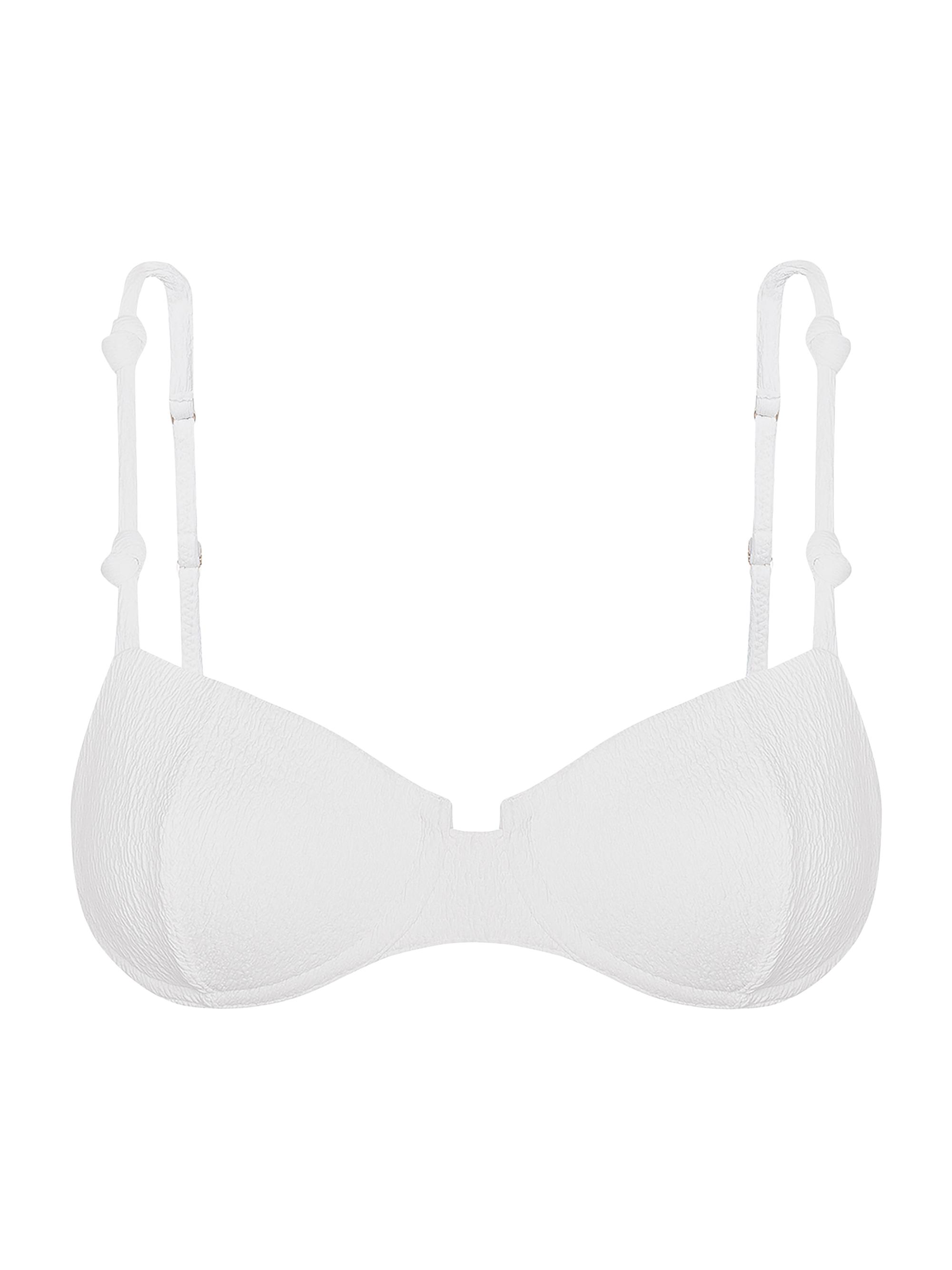 ViX by Paula Hermanny Women's Firenze Edie Nissi Bikini Top - White