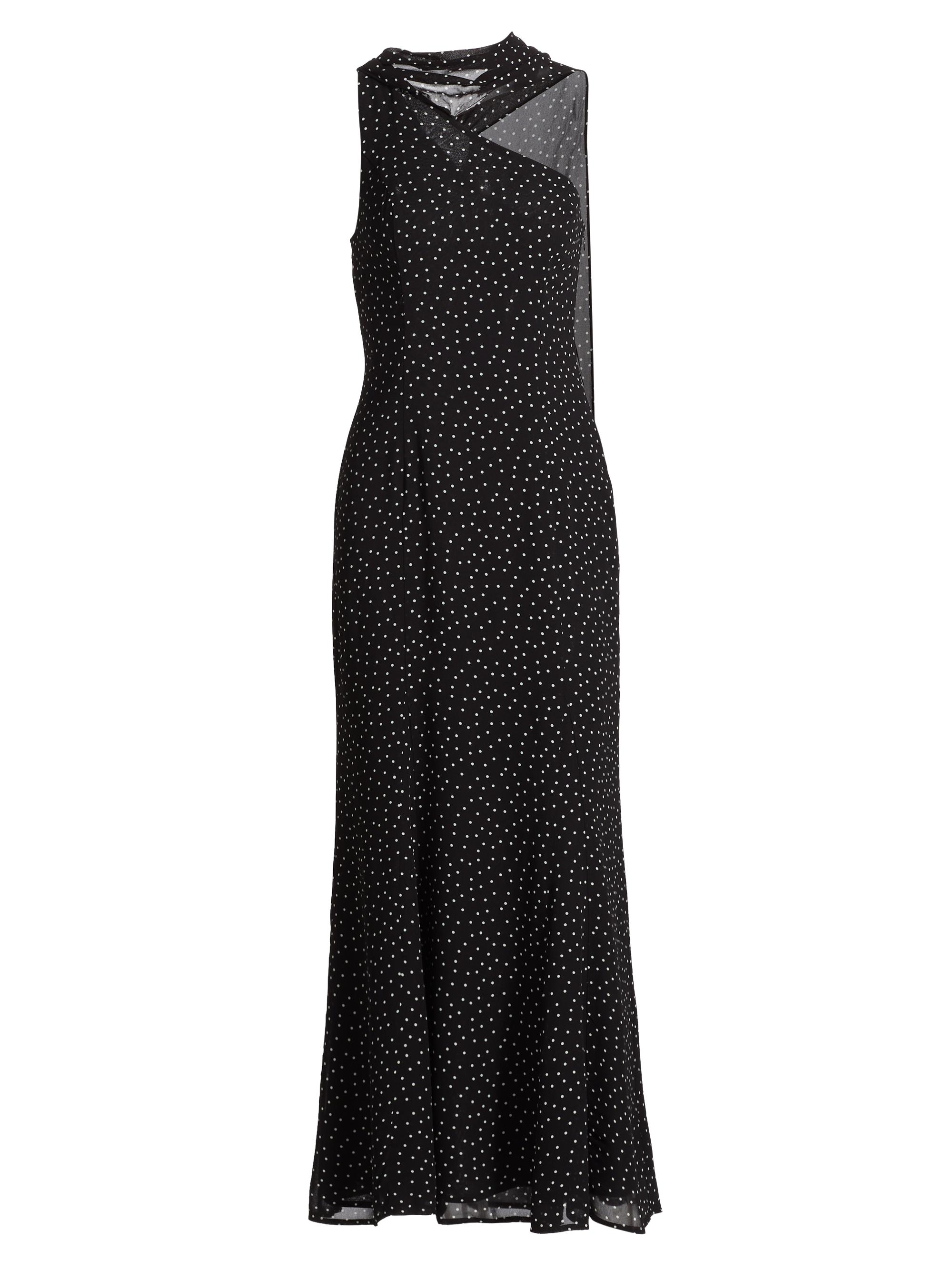Shop Reformation Rosalynn Polka dot Sleeveless Maxi Dress | Saks 
