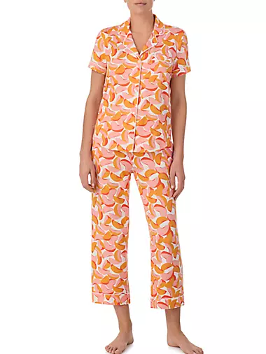 Peaches Cropped Pajamas