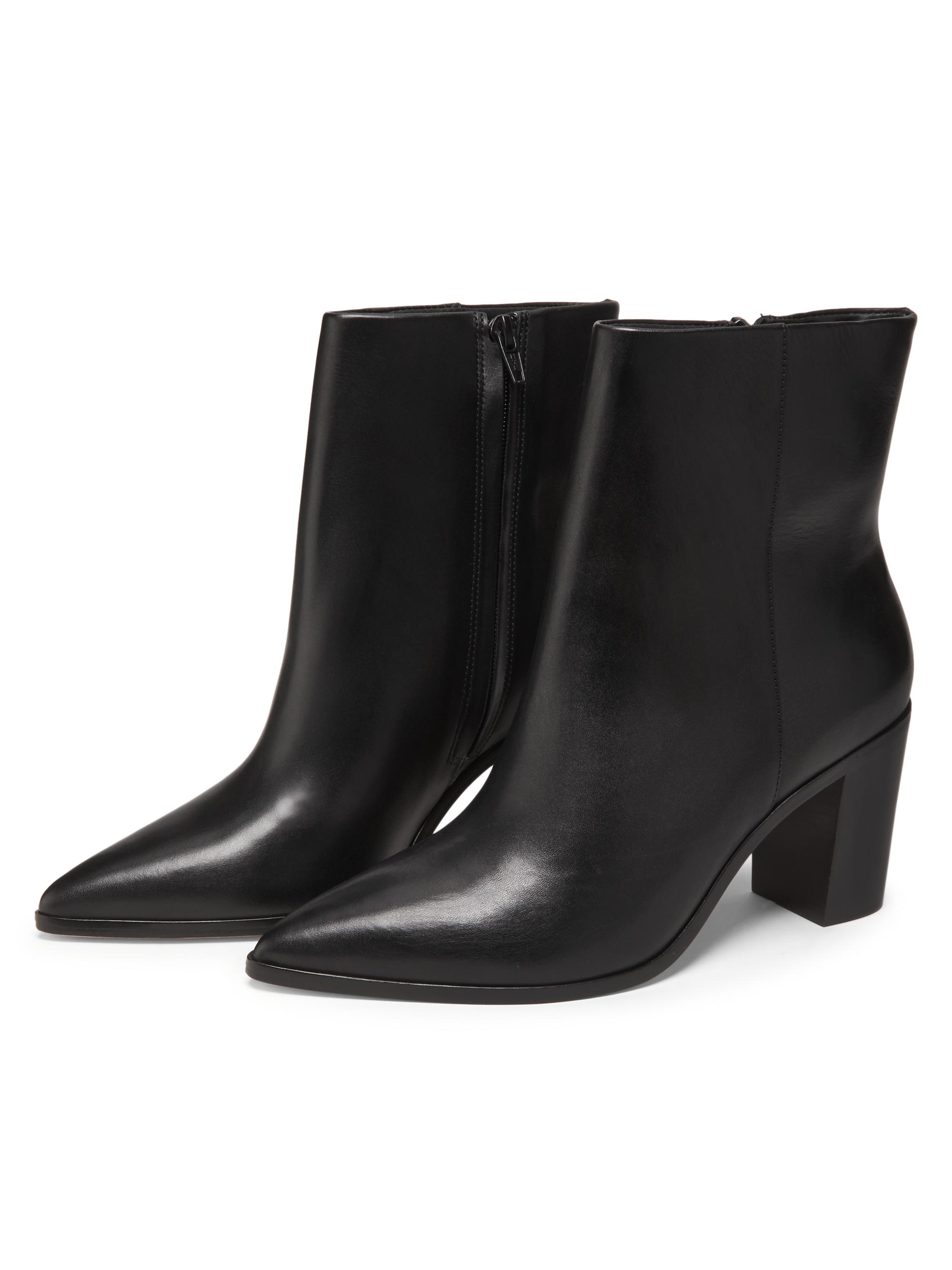 22élevé Classic 80MM Leather Block-Heel Booties | Saks Fifth Avenue