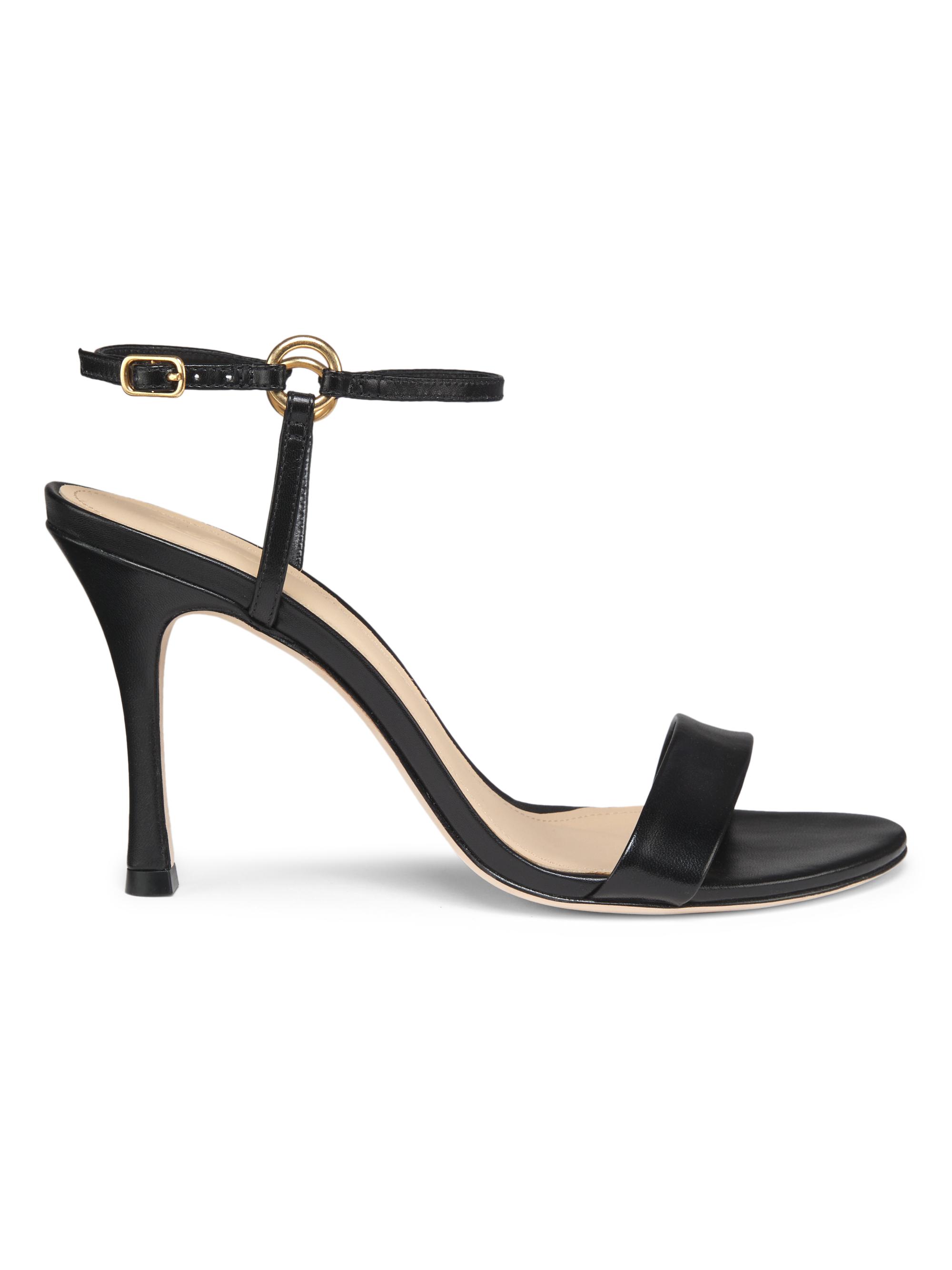22élevé Ring-Detailed Leather Sandals | Saks Fifth Avenue
