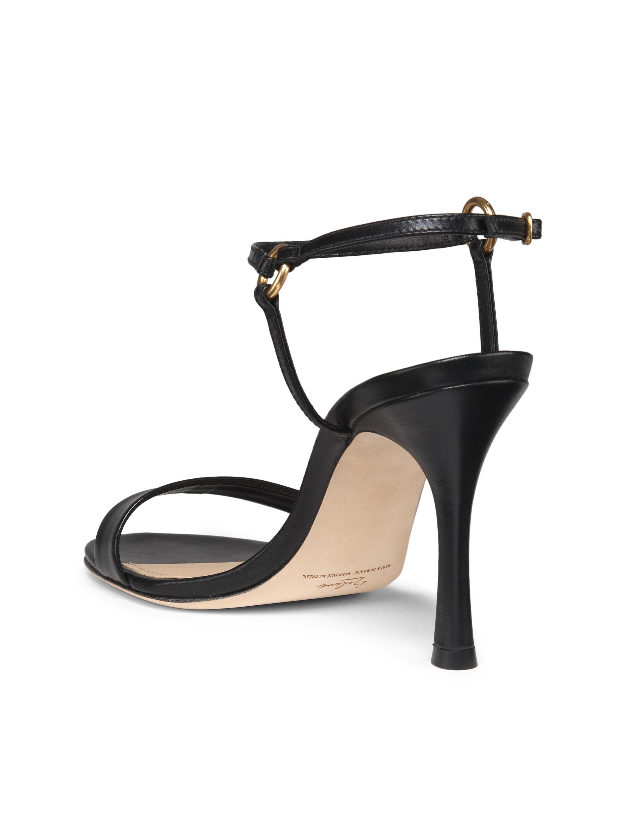 22élevé Ring-Detailed Leather Sandals | Saks Fifth Avenue