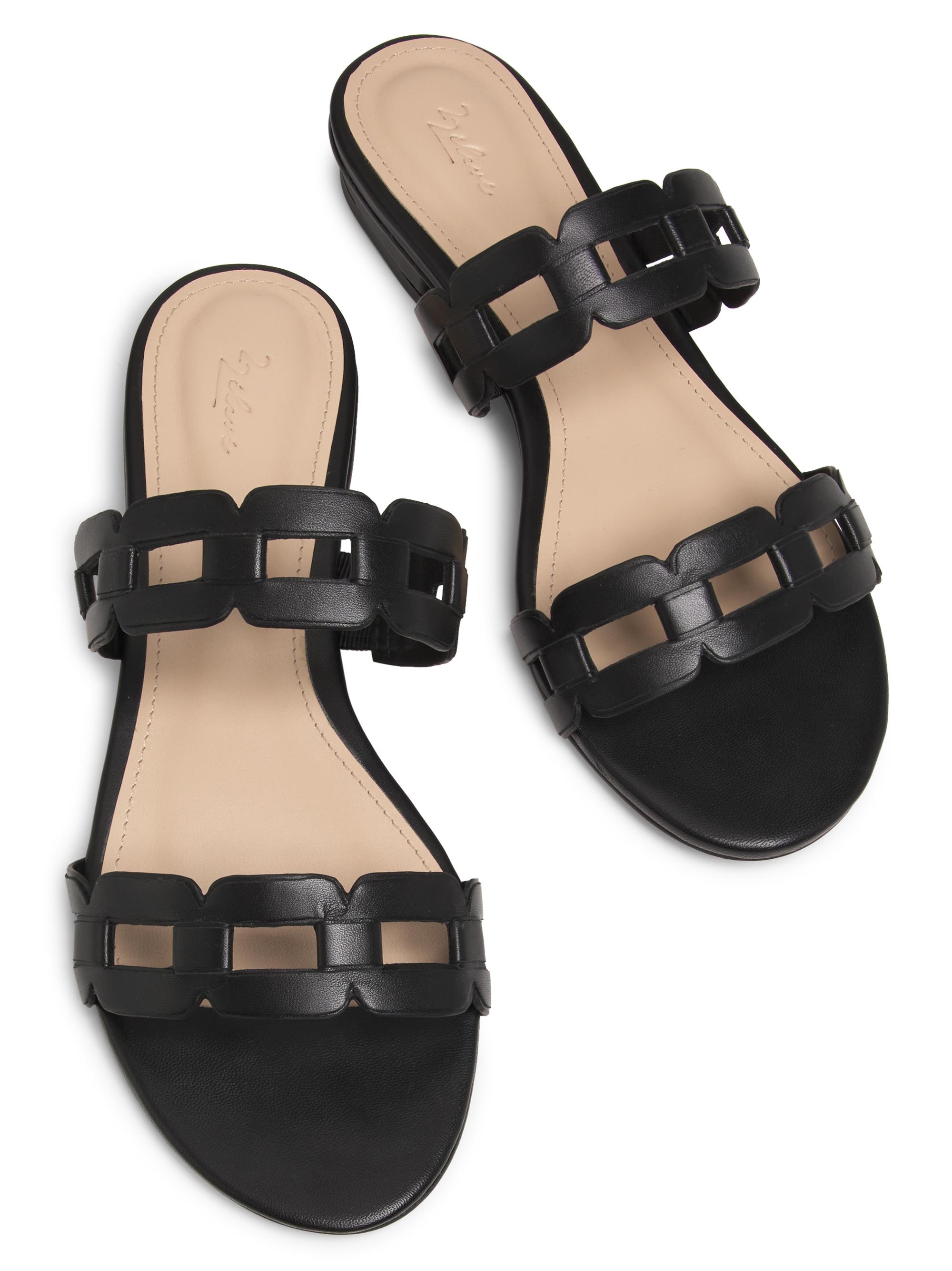 22élevé Chain-Link Metallic Leather Sandals | Saks Fifth Avenue