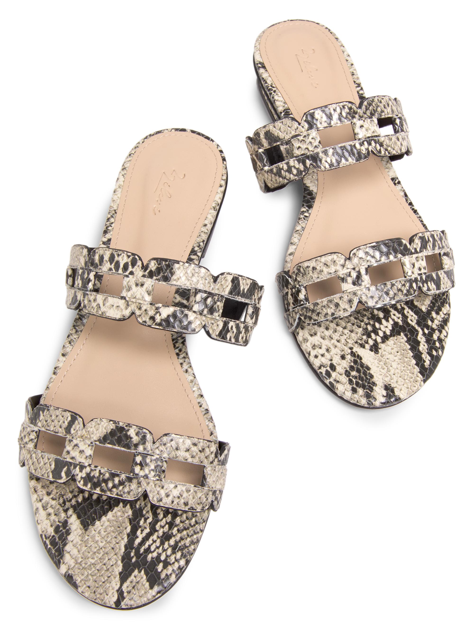 22élevé Chain-Link Metallic Leather Sandals | Saks Fifth Avenue