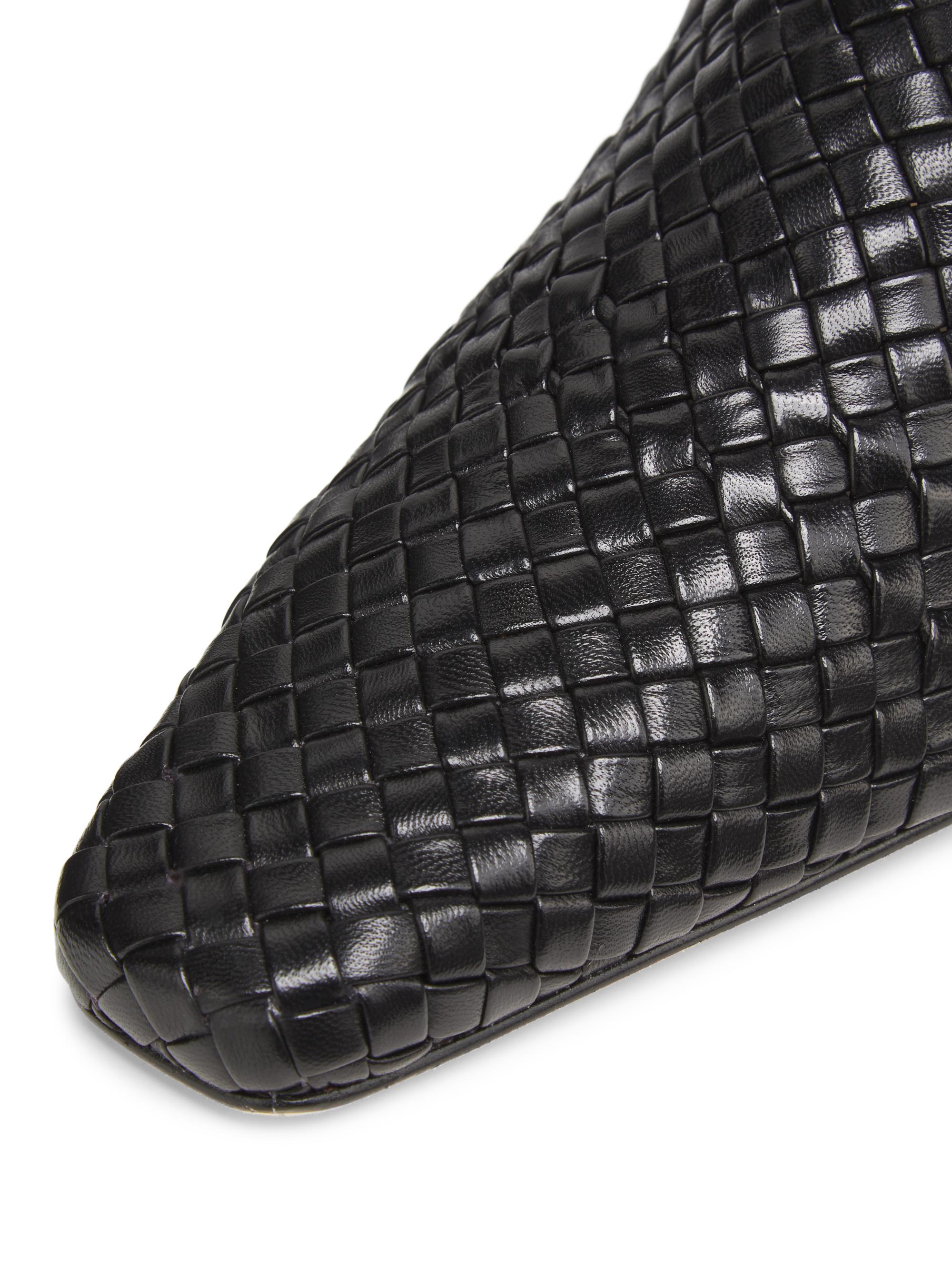 22élevé Braided Leather Block Heel Mules | Saks Fifth Avenue