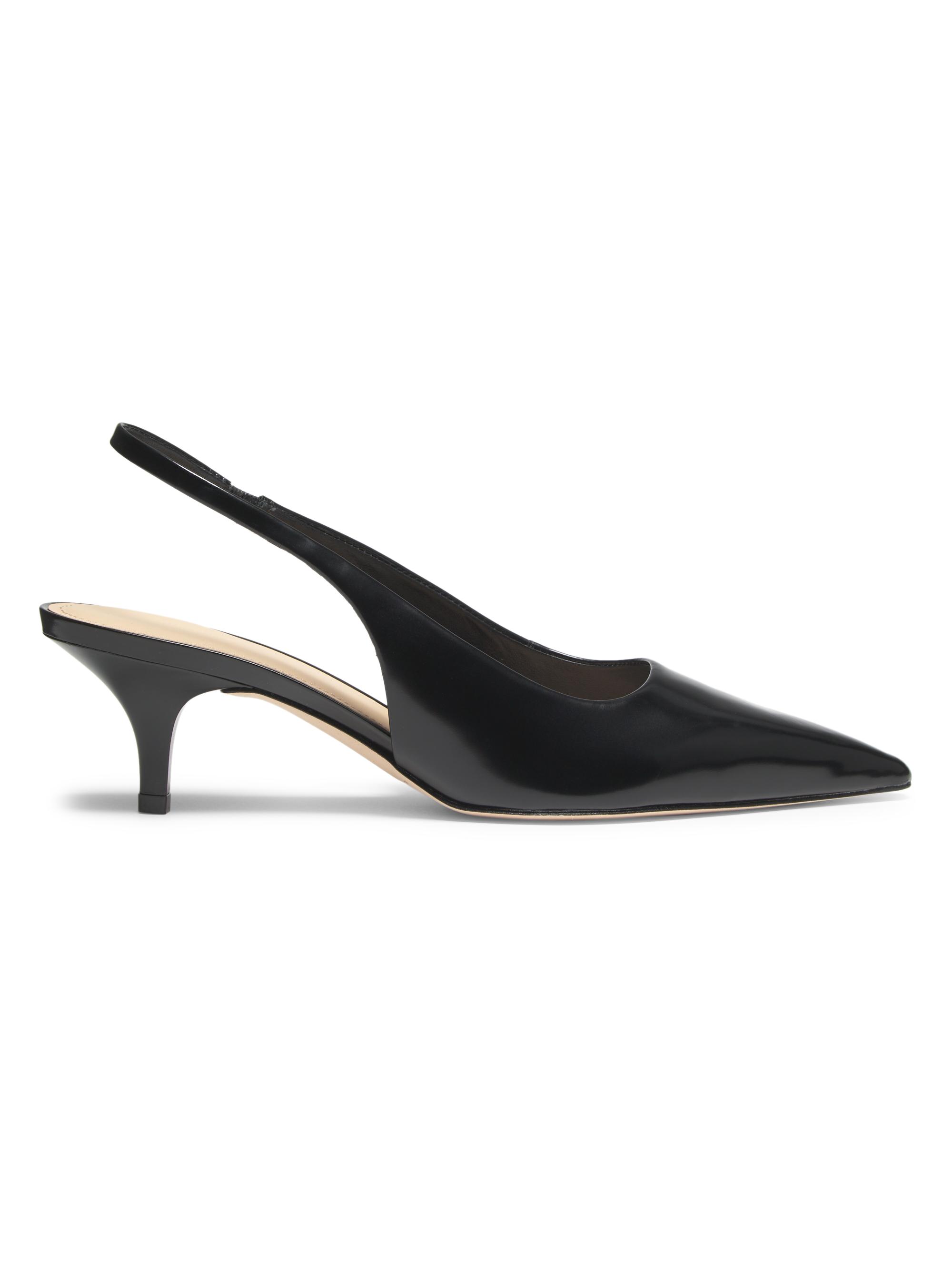 22élevé Women's 40MM Kitten-Heel Slingback Pumps - Black