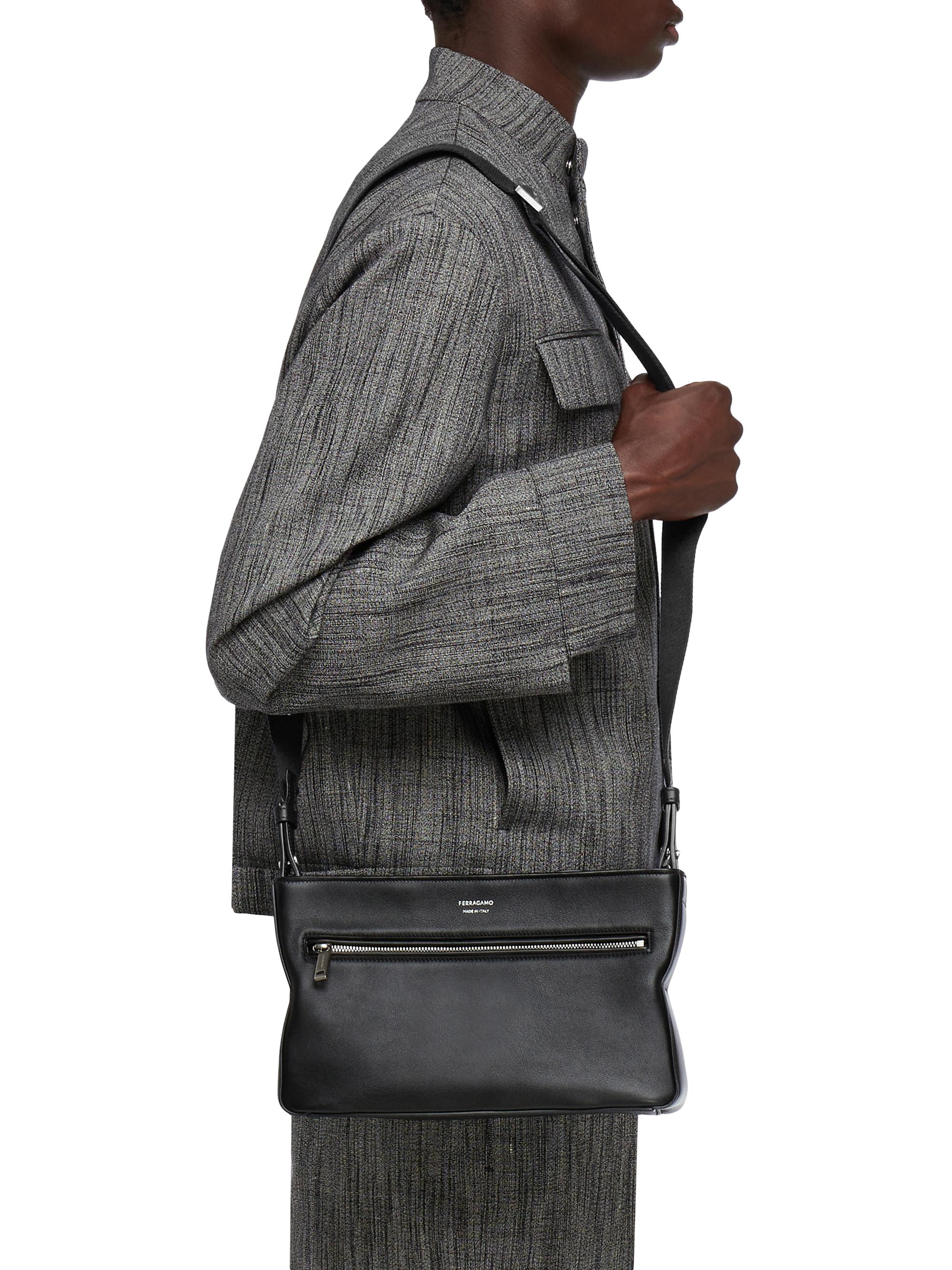 FERRAGAMO Star Leather Zip Pouch | Saks Fifth Avenue