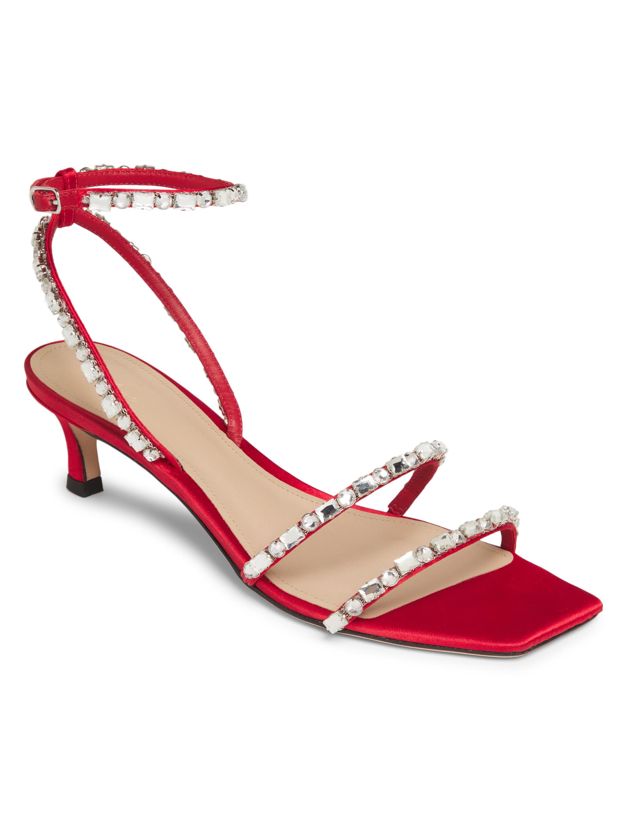 22élevé Gem-Embellished Kitten-Heel Sandals | Saks Fifth Avenue