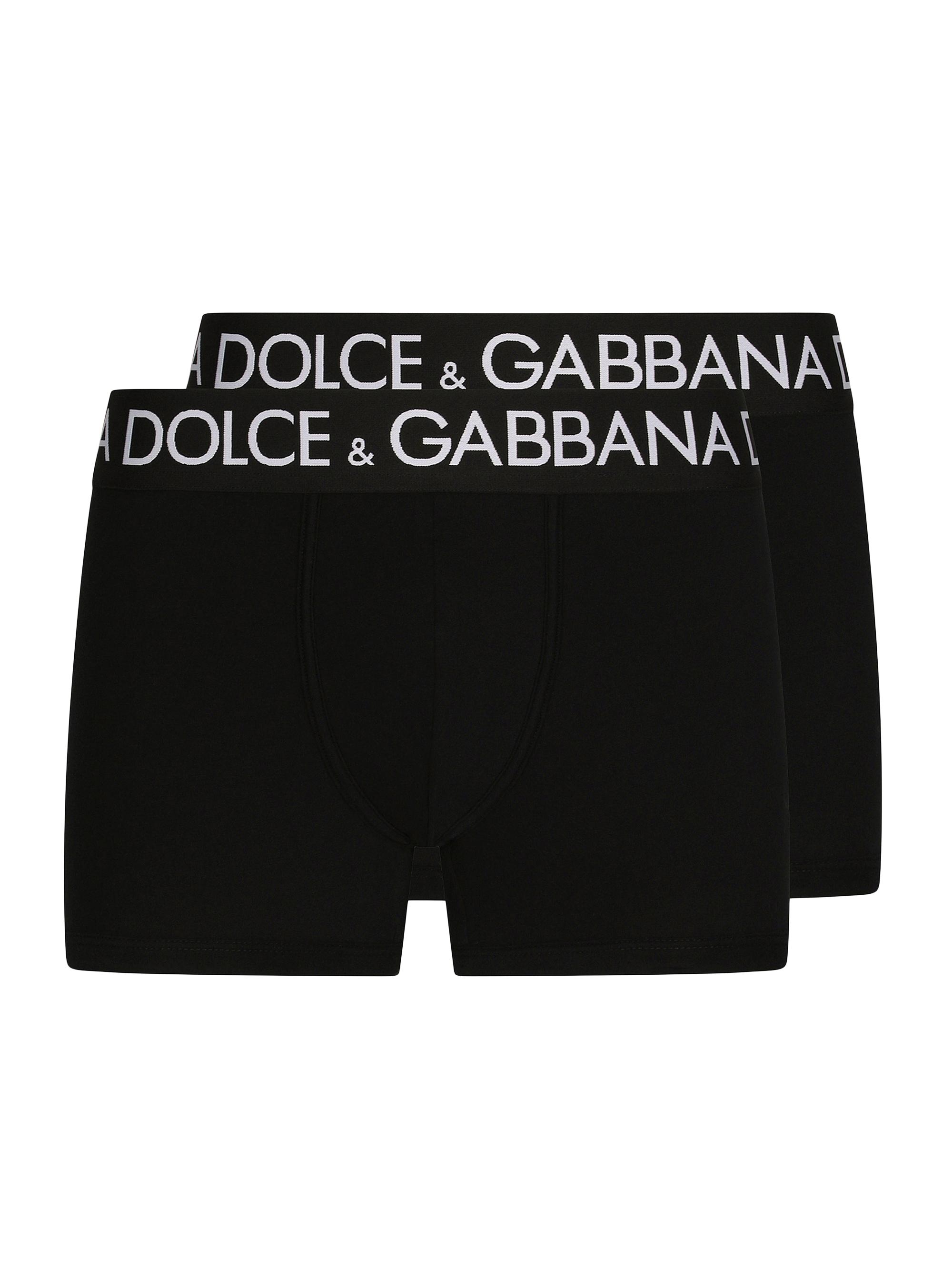 Dolce & Gabbana Men's Regular Boxer 2-Pack - Nero