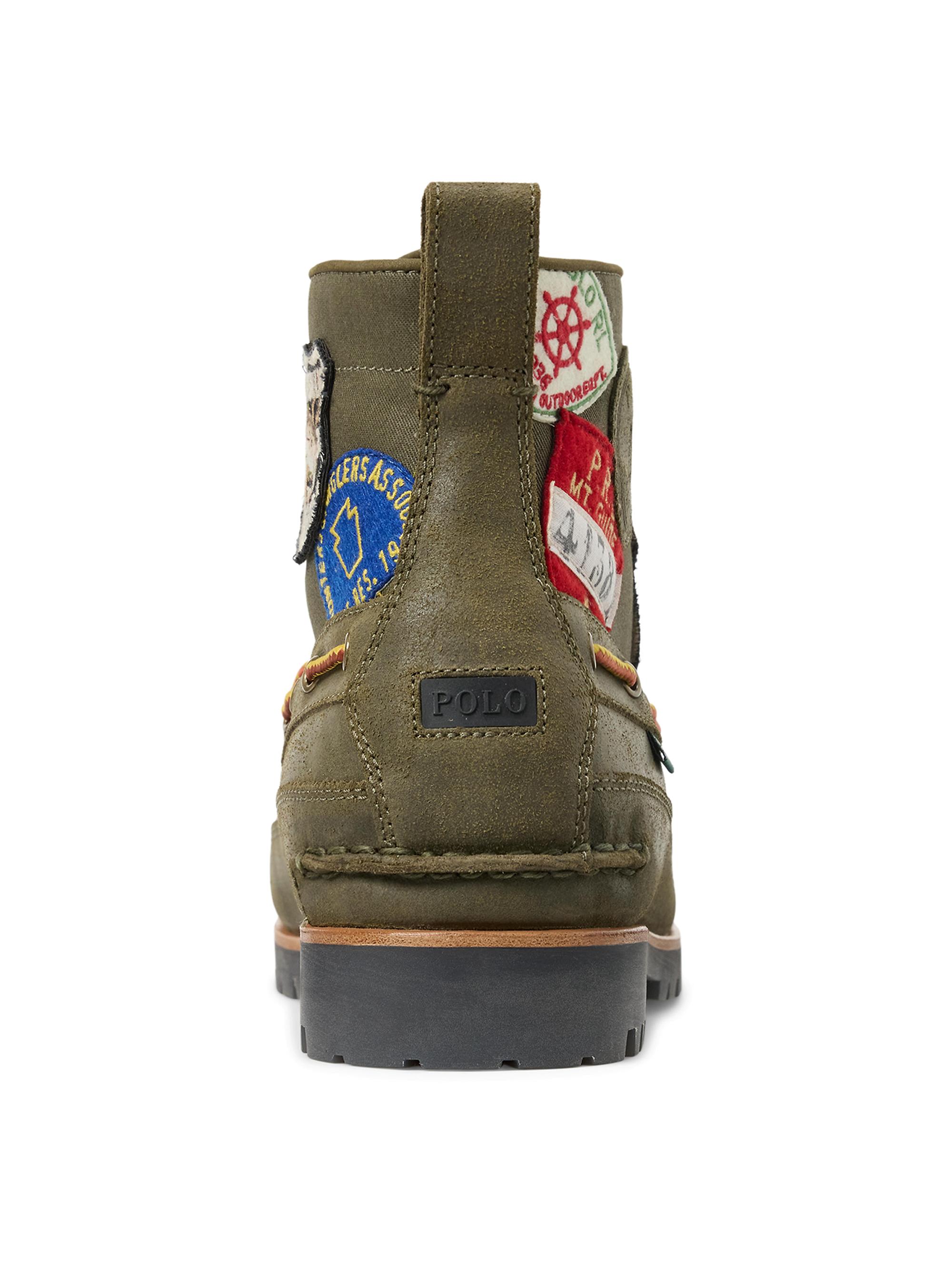 Ranger Patchwork Suede Boots