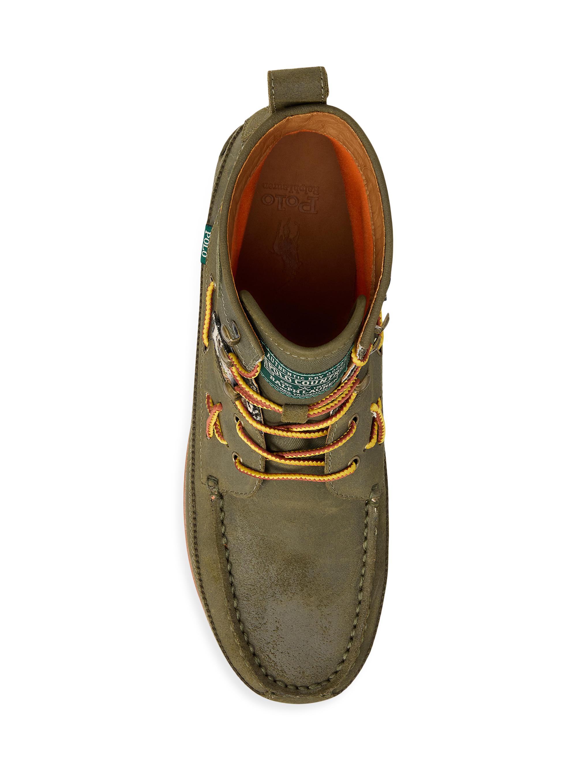 Ranger Patchwork Suede Boots