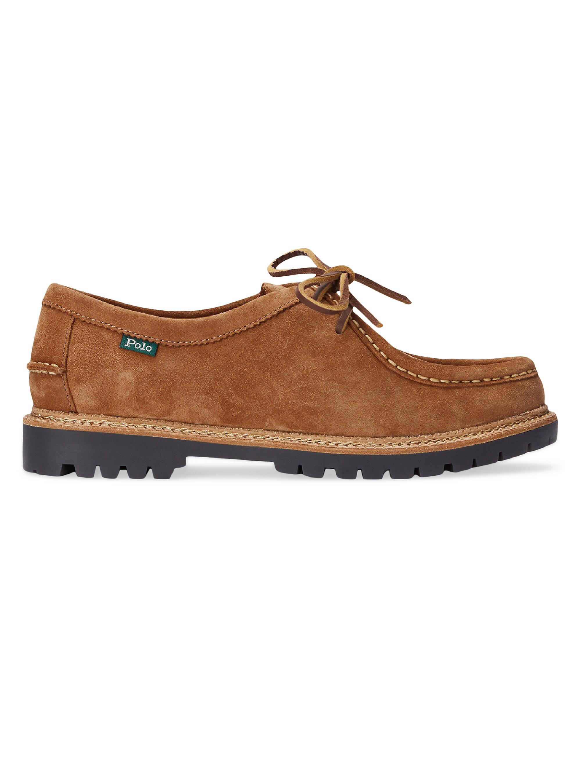 Polo Ralph Lauren Jett Suede Moc-Toe Loafers | Saks Fifth Avenue