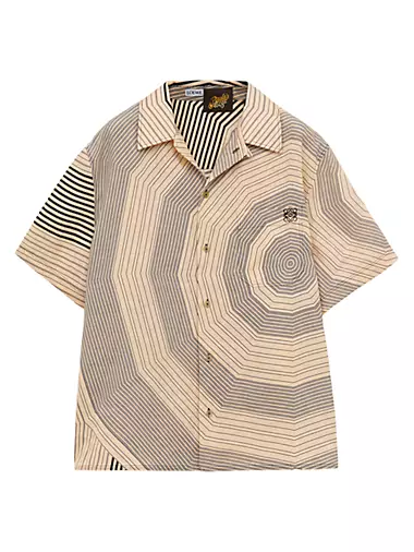 LOEWE x Paula's Ibiza Spiral Linen Camp Shirt