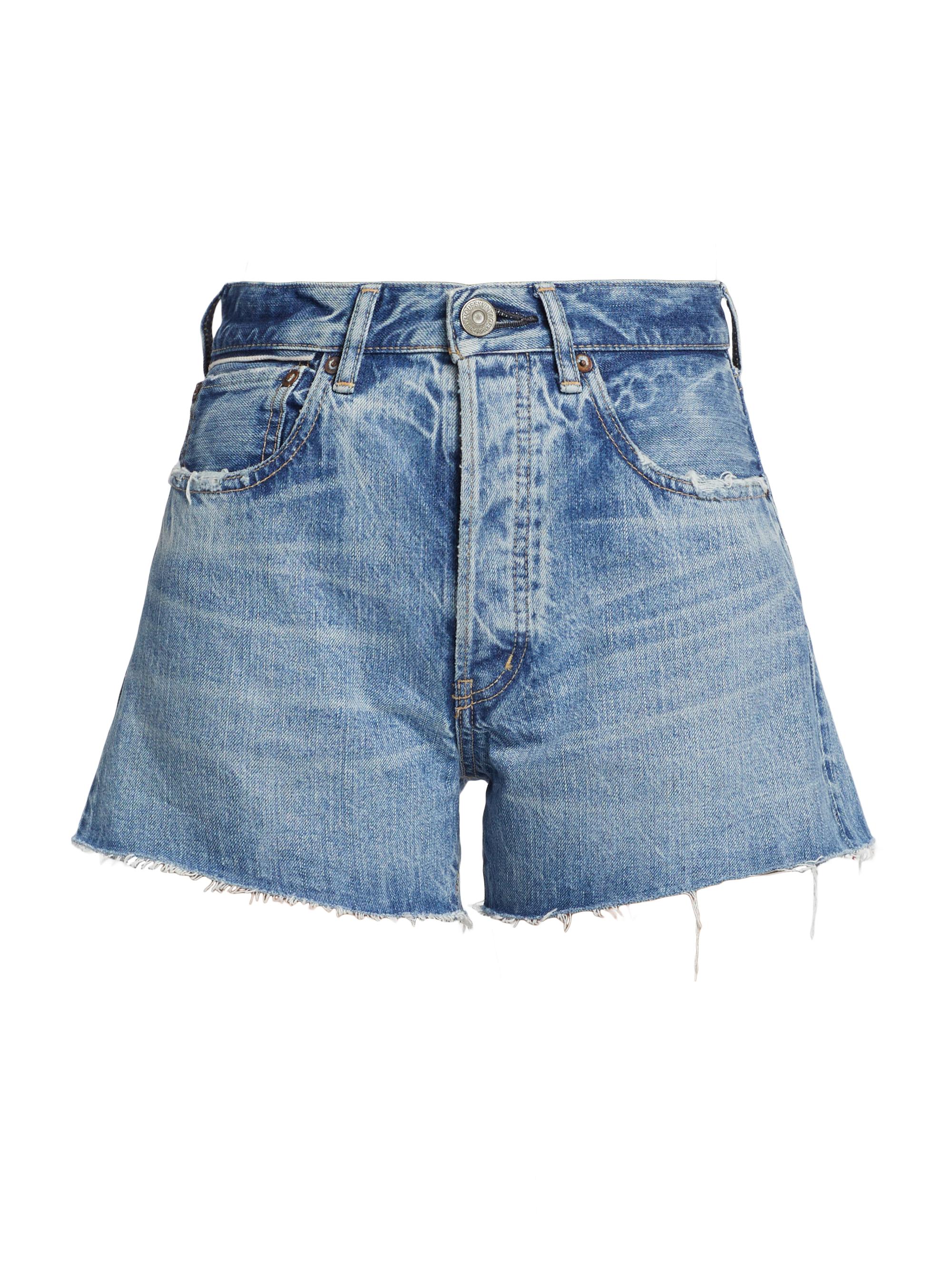 Moussy Vintage Women's Dalemere Denim Cutoff Shorts - Blue
