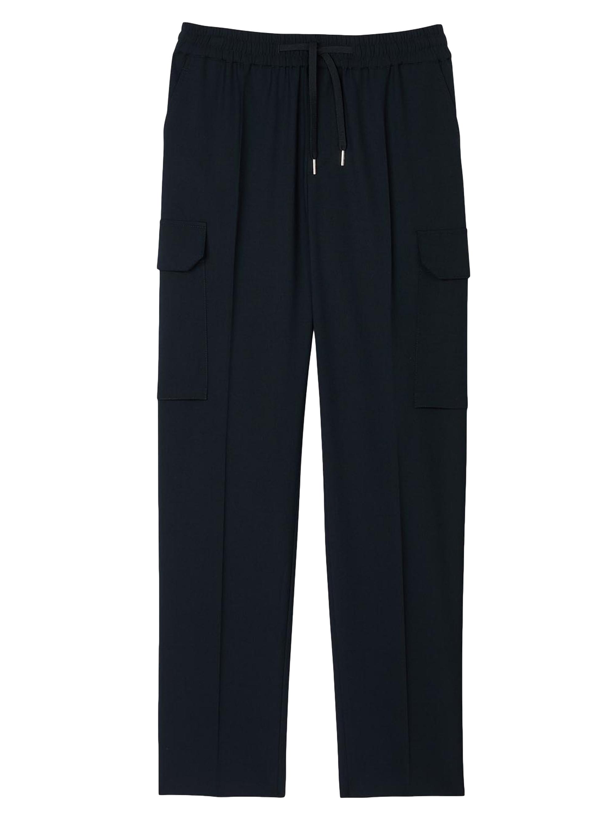 Sandro Men's Cargo Trousers - Blue Prusse