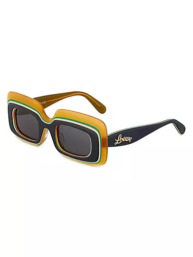 LOEWE x Paula's Ibiza 47MM Rectangular Sunglasses