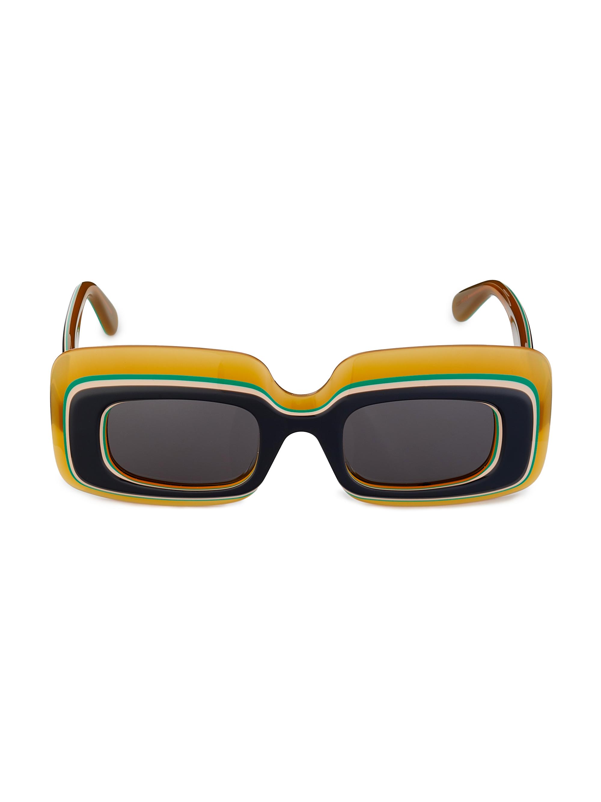 LOEWE LOEWE x Paula's Ibiza 47MM Rectangular Sunglasses | Saks