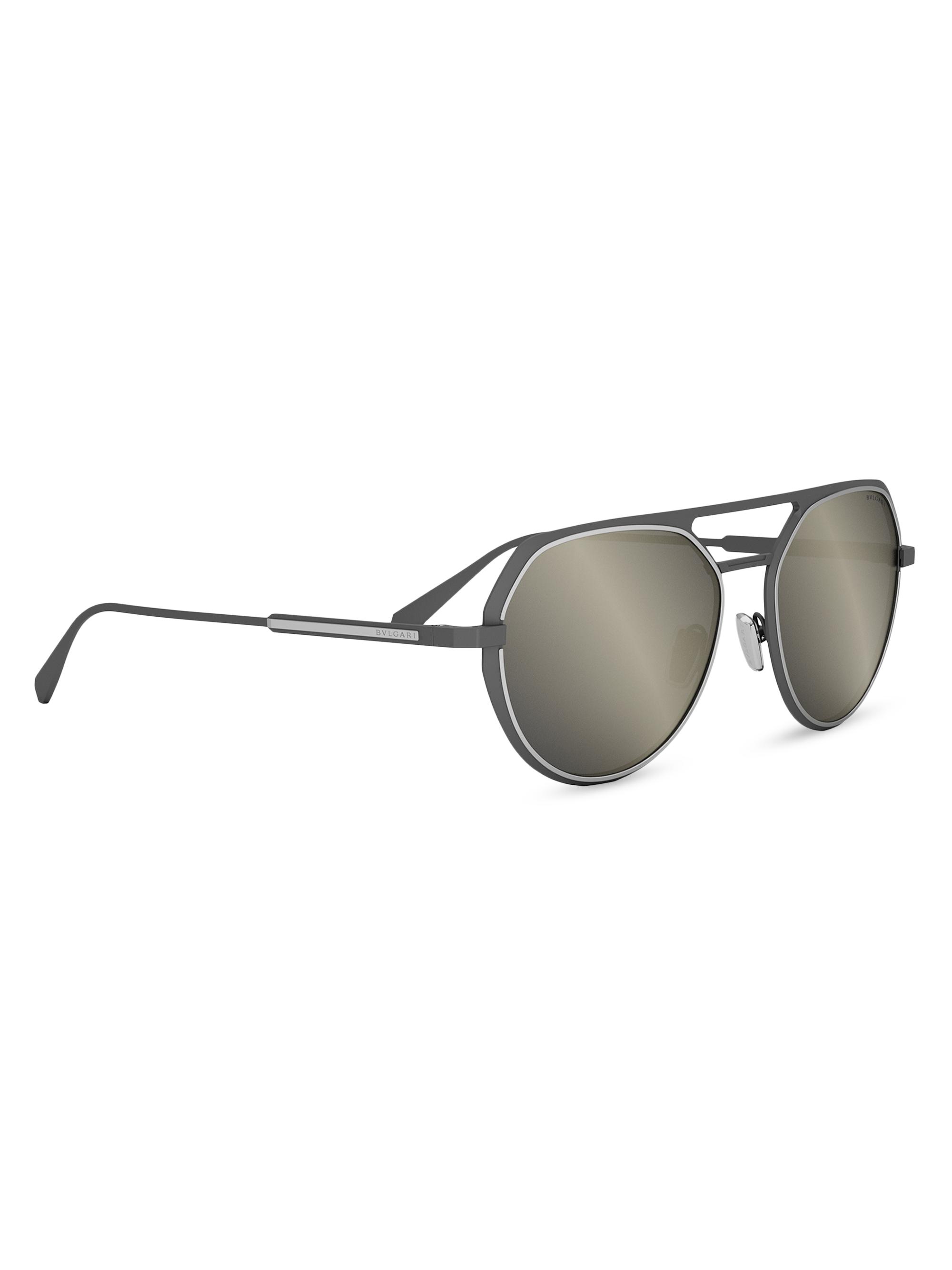 BVLGARI Octo 56MM Geometric Sunglasses | Saks Fifth Avenue