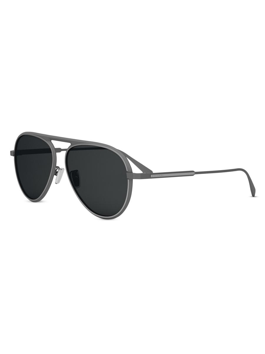 BVLGARI Octo 59MM Pilot Sunglasses | Saks Fifth Avenue