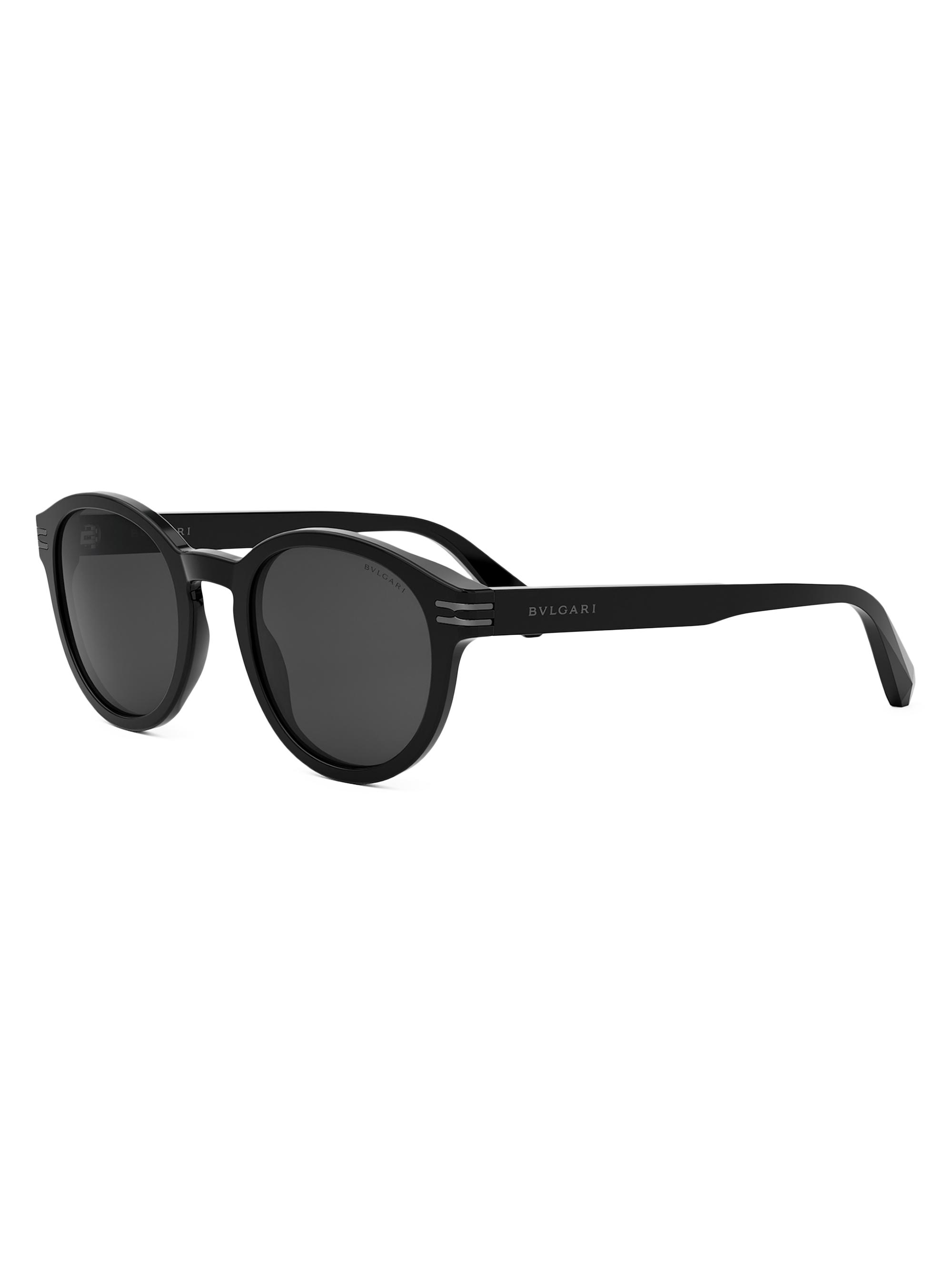 BVLGARI ブラック サングラス BVLGARI B.Zero1 50MM Round Sunglasses | Saks Fifth Avenue