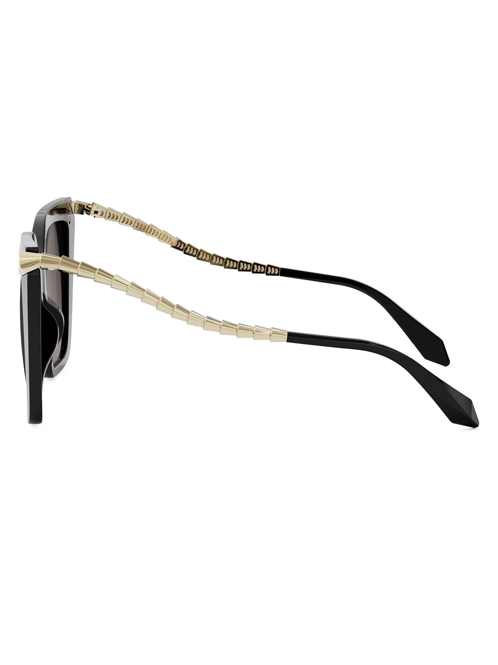 BVLGARI Serpenti 55MM Butterfly Sunglasses | Saks Fifth Avenue
