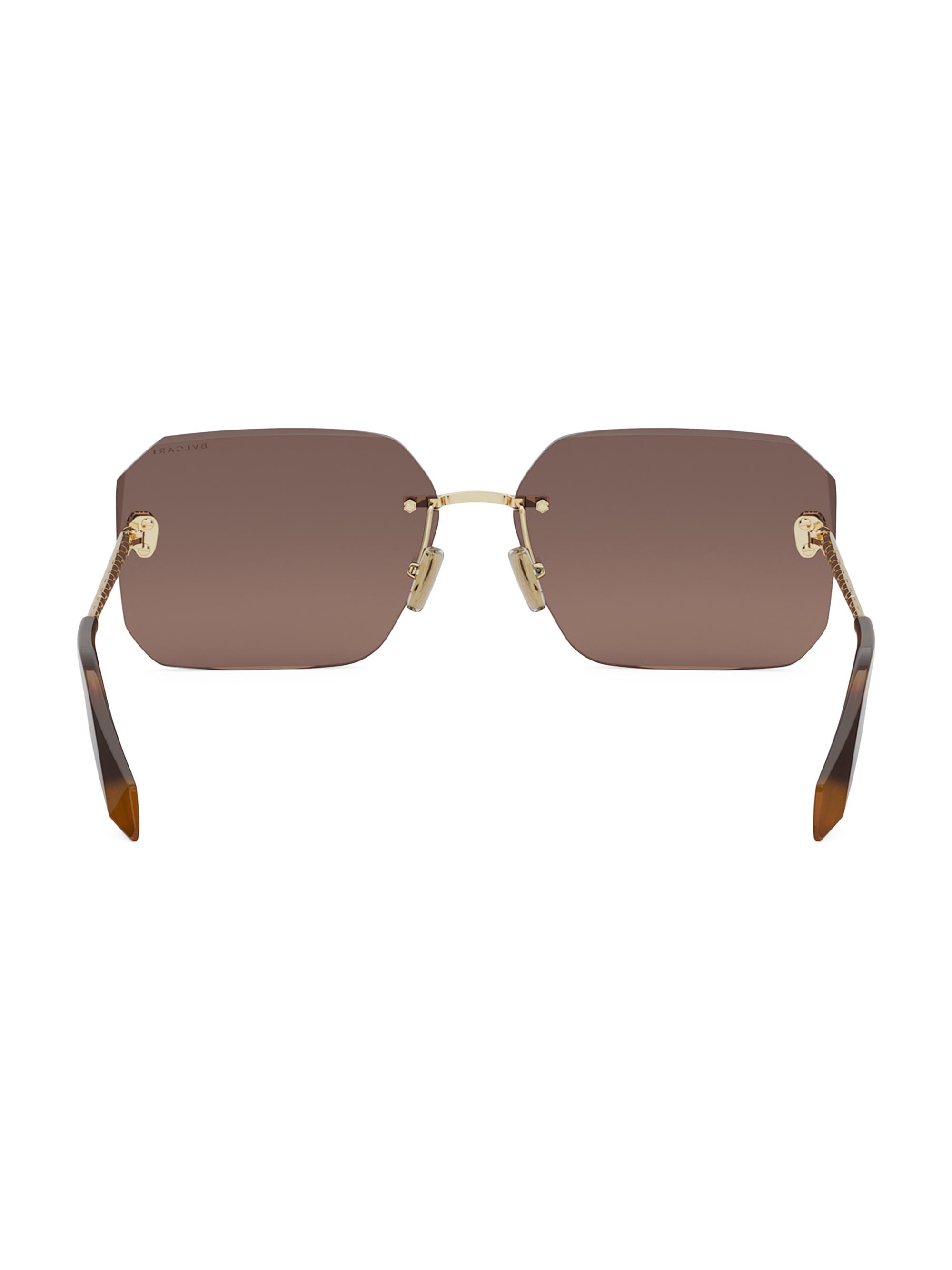 BVLGARI Serpenti 62MM Rectangular Sunglasses | Saks Fifth Avenue