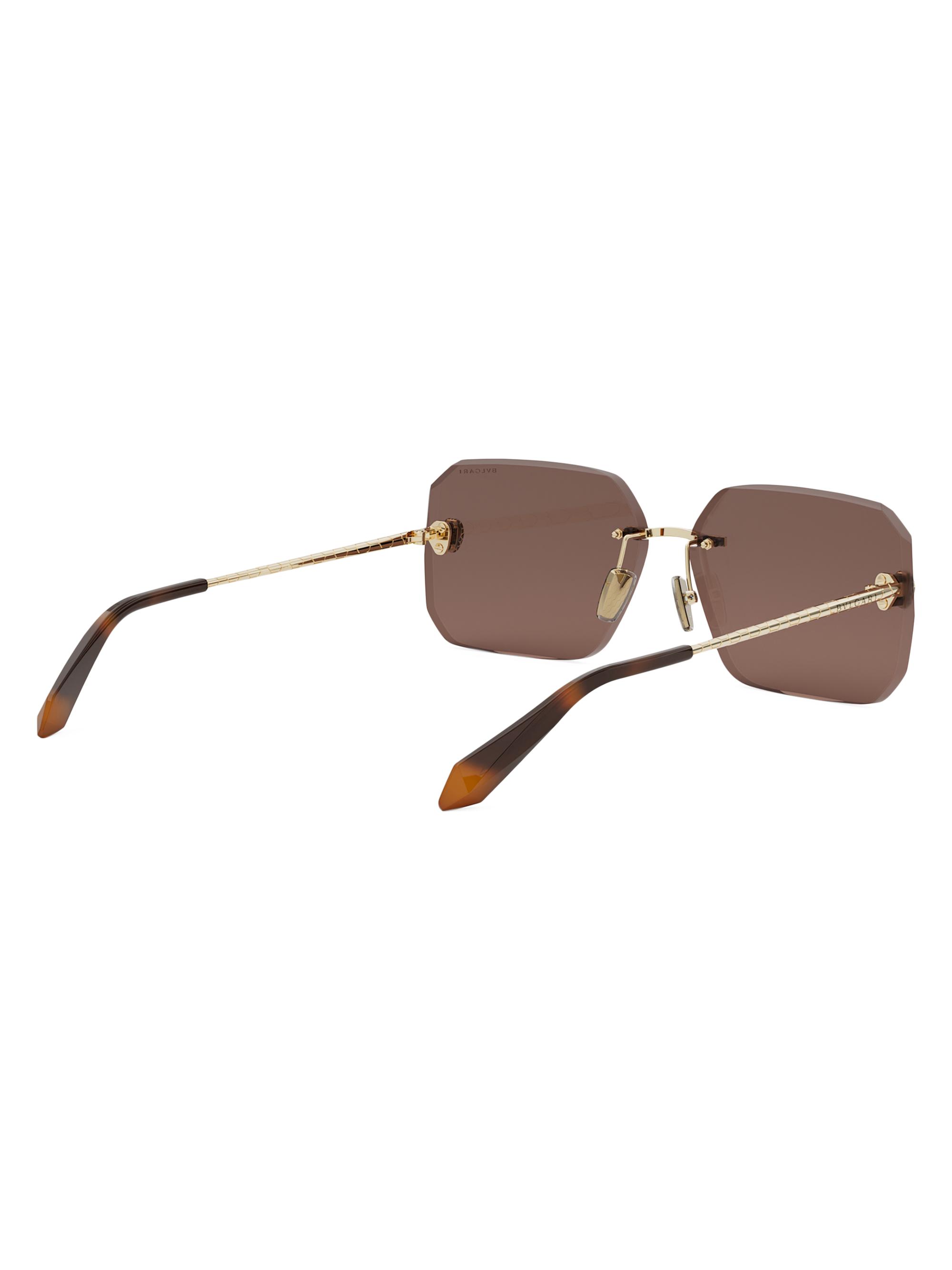BVLGARI Serpenti 62MM Rectangular Sunglasses | Saks Fifth Avenue