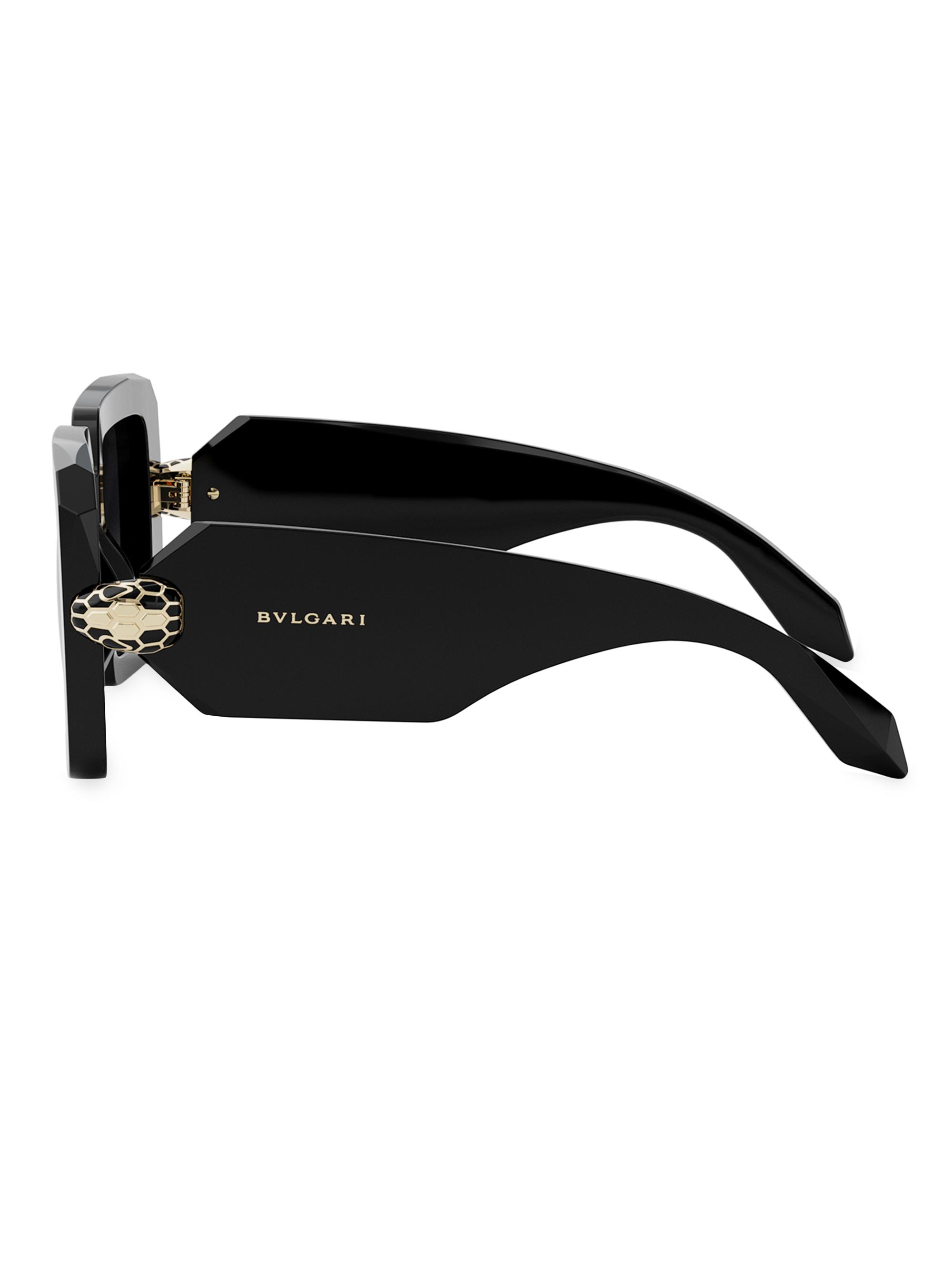 BVLGARI Serpenti 52MM Square Sunglasses | Saks Fifth Avenue