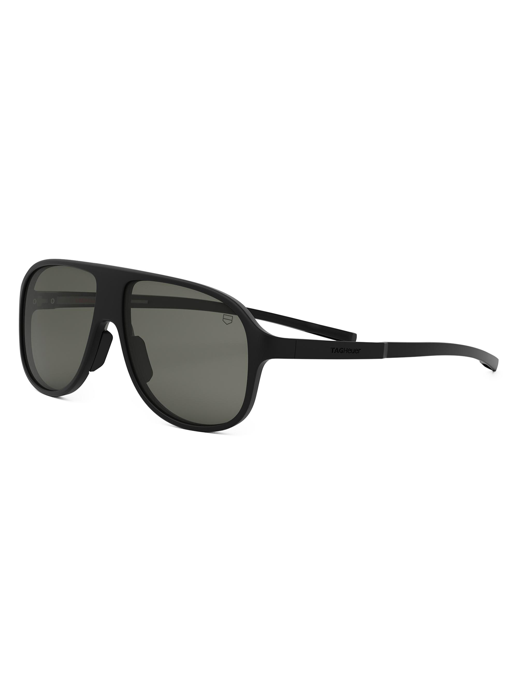TAG Heuer Men's Bolide 57MM Pilot Sunglasses - Black Grey