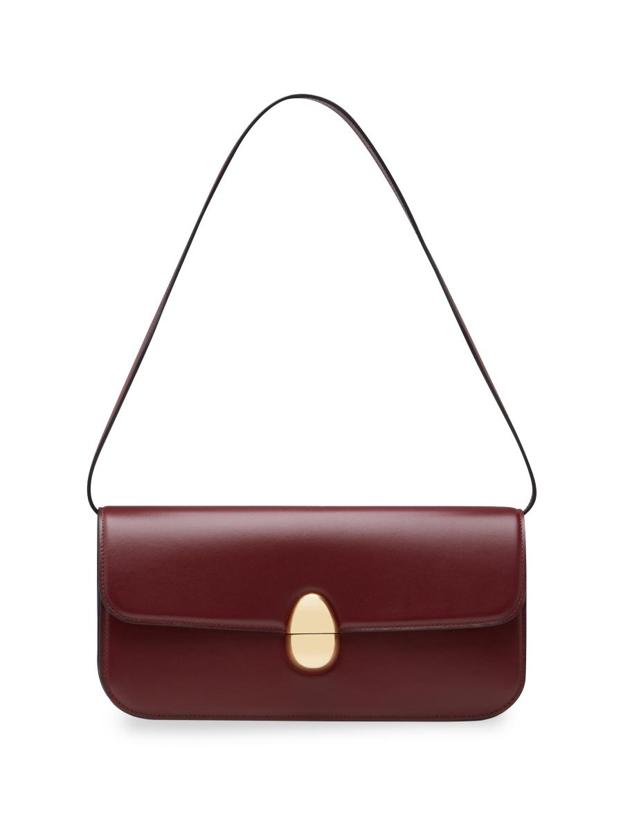 Neous Phoenix Shoulder Bag In Burgundy