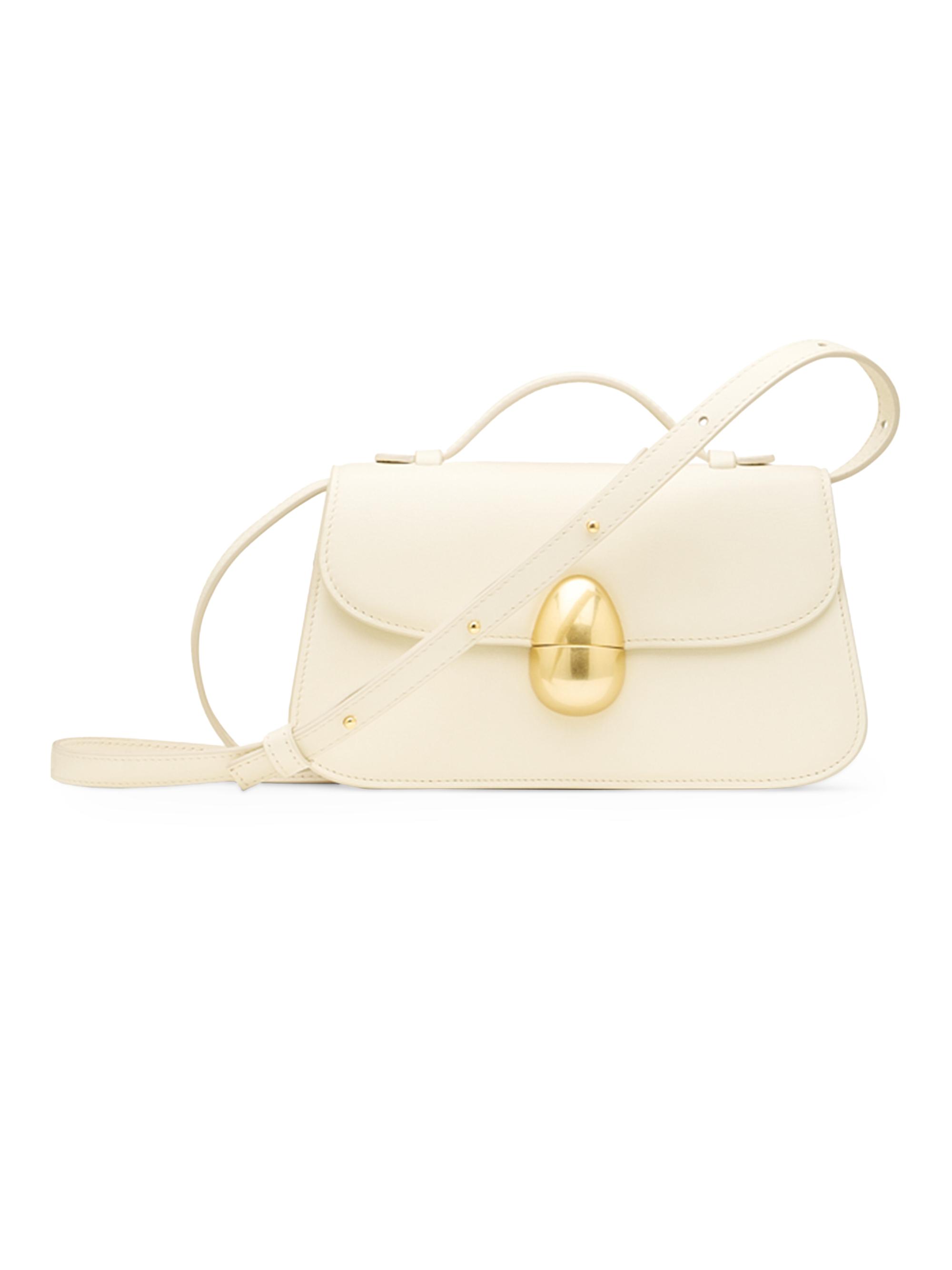 Neous Women's Phoenix Leather Crossbody Bag - Cream