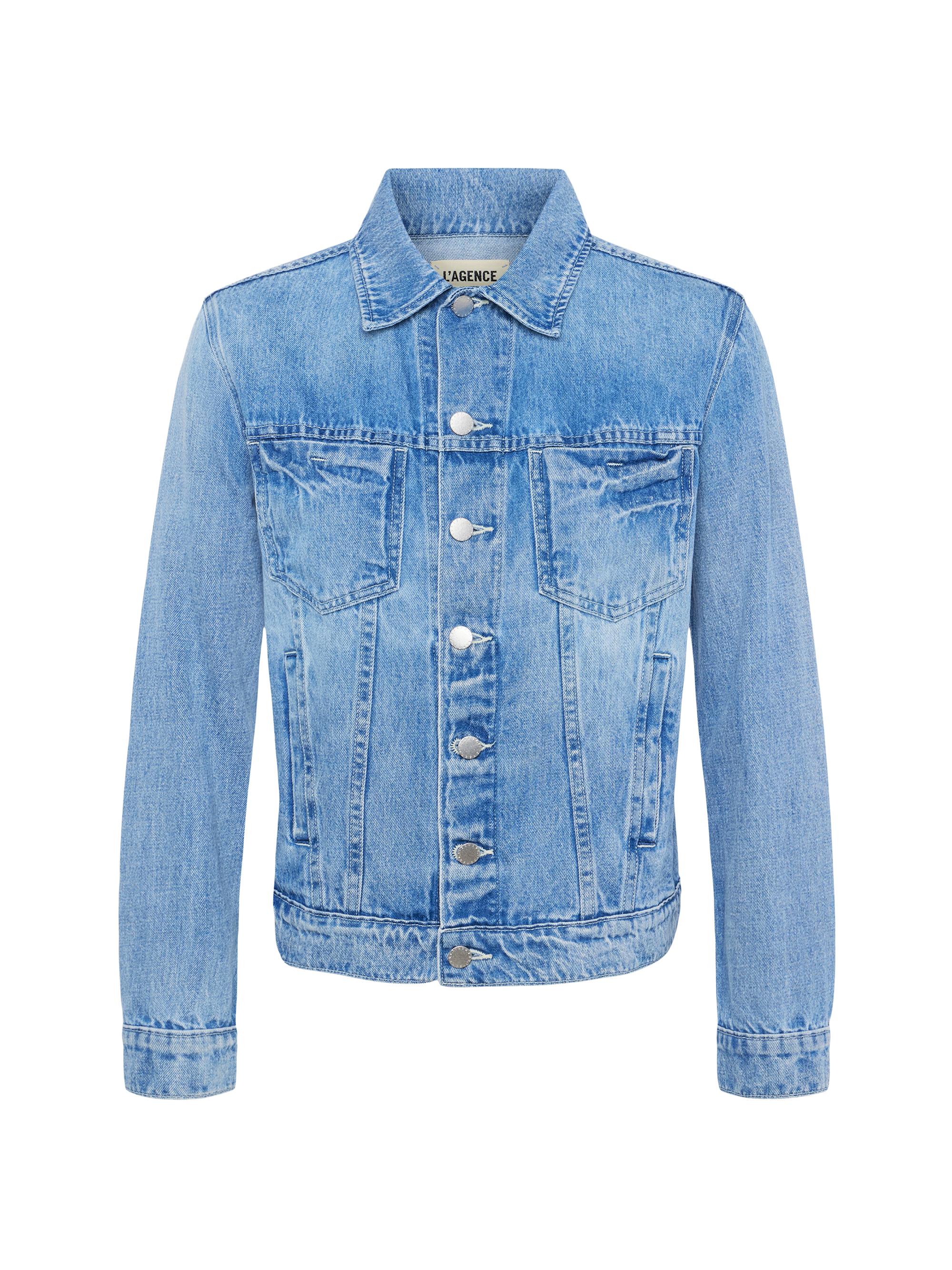 L'AGENCE Women's Mack Oversized Denim Jacket - Palisade