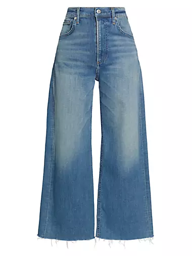 Lyra Wide-Leg Crop Jeans