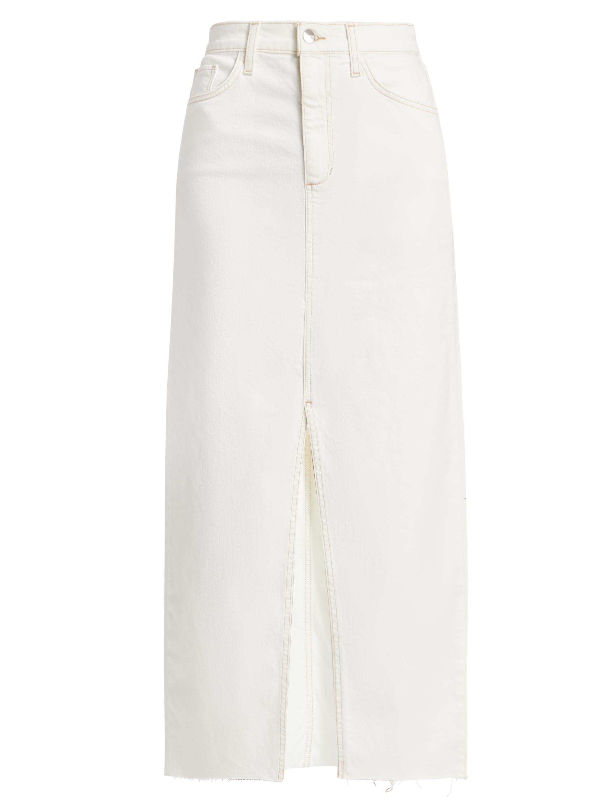 Joe's Jeans Women's Eva Denim Maxi Skirt - Milk
